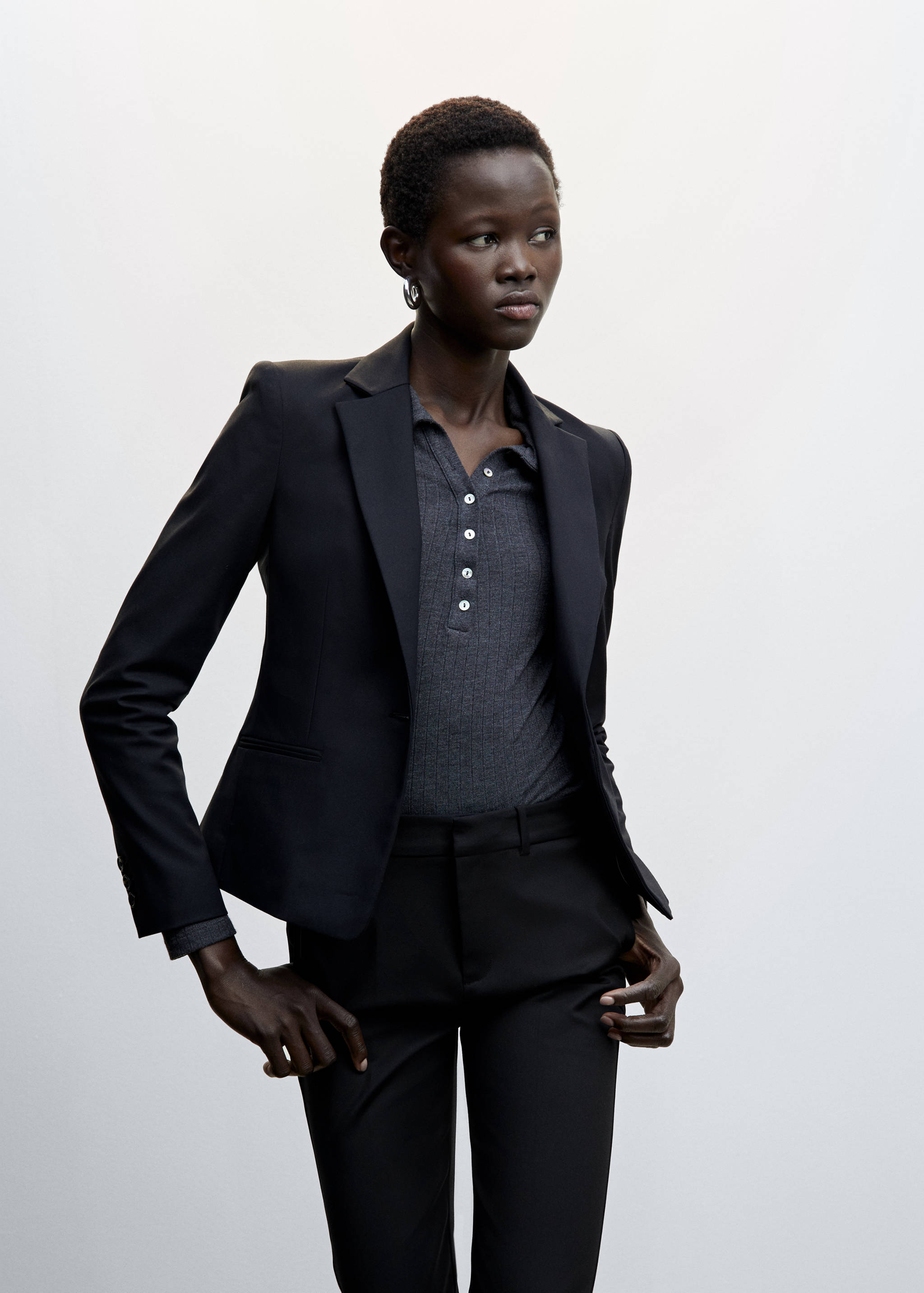 Skinny suit trousers - Details of the article 1