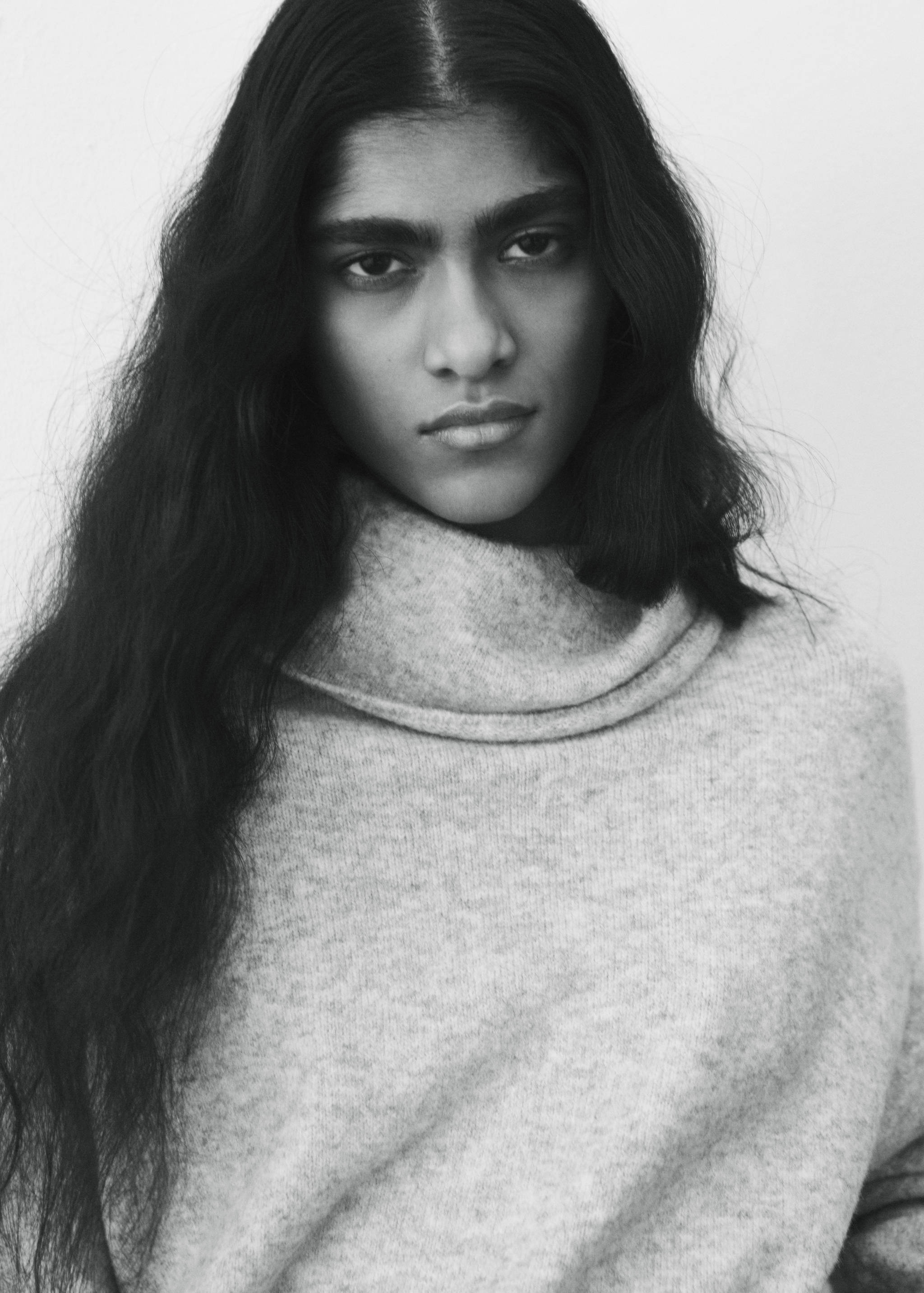 Vestido punto cuello vuelto - Detalle del artículo 6