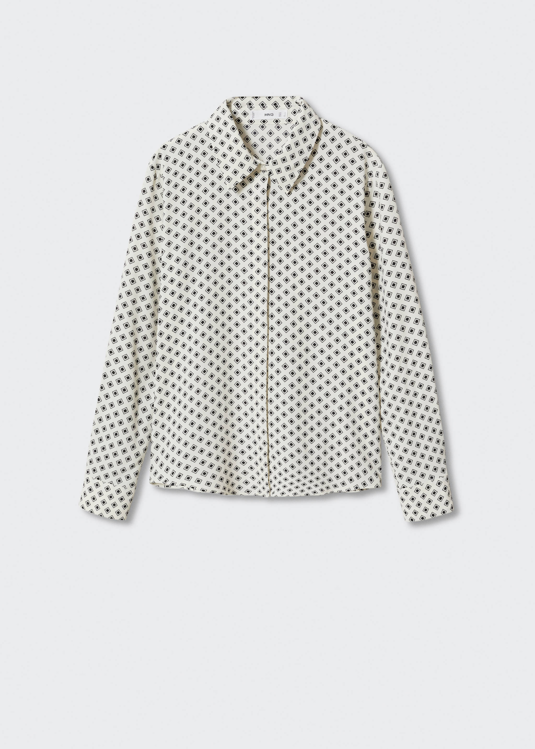 Buttoned flowy shirt - Article without model