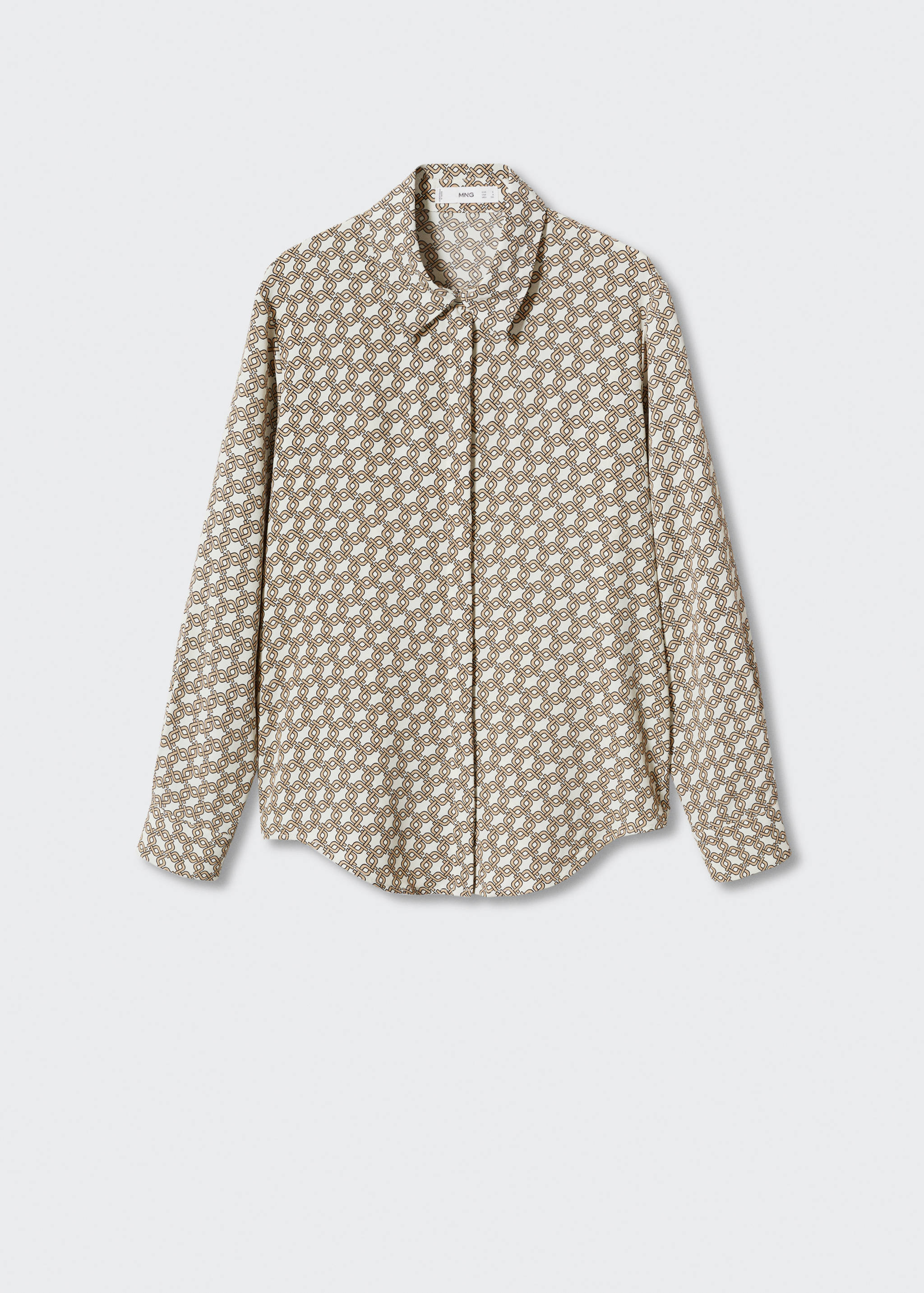 Buttoned flowy shirt - Article without model