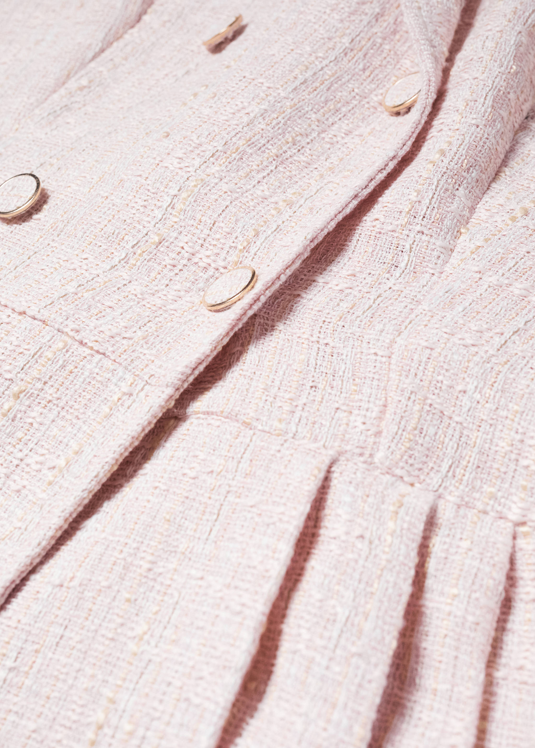 Vestido de tweed com botões - Pormenor do artigo 8