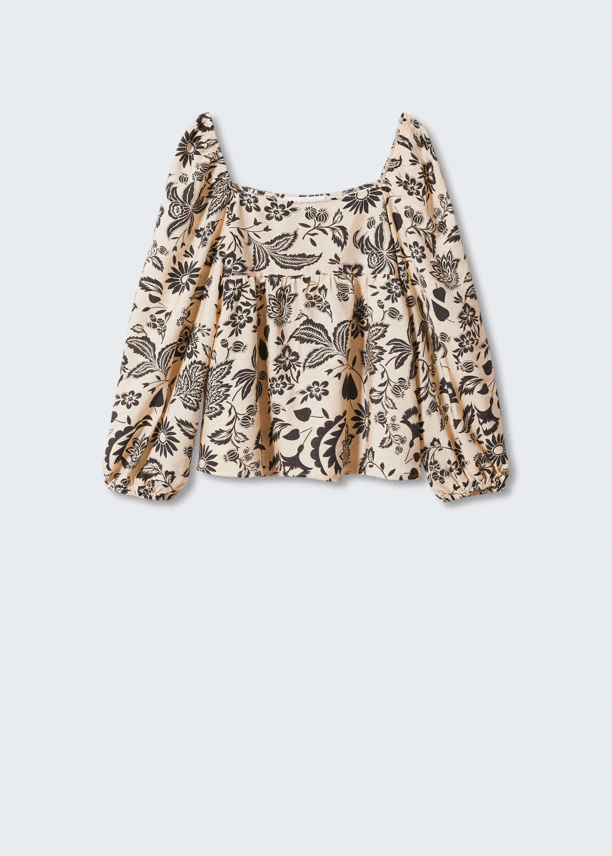 Blouse manches bouffantes - Article sans modèle