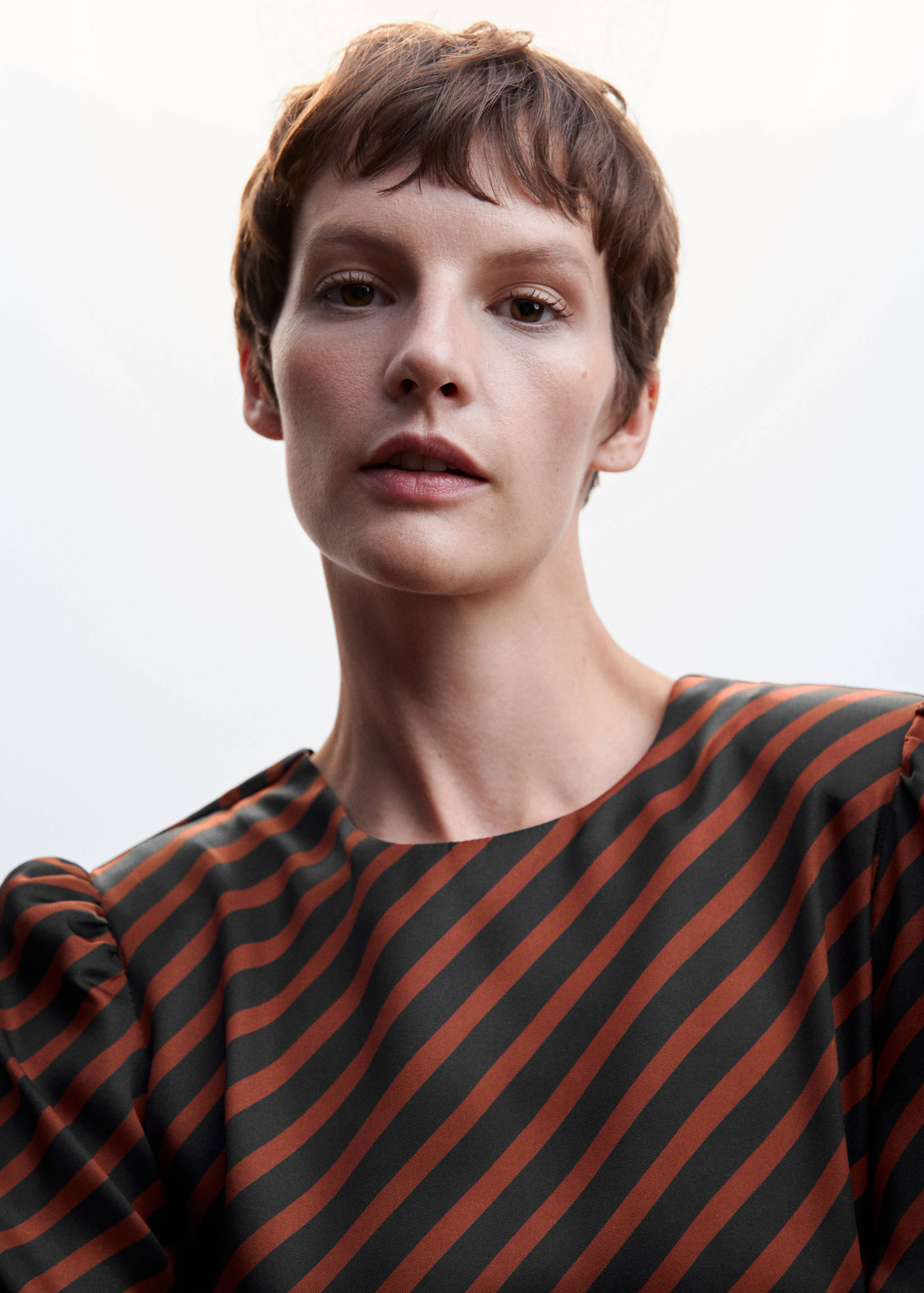 Knot striped dress - Details of the article 1