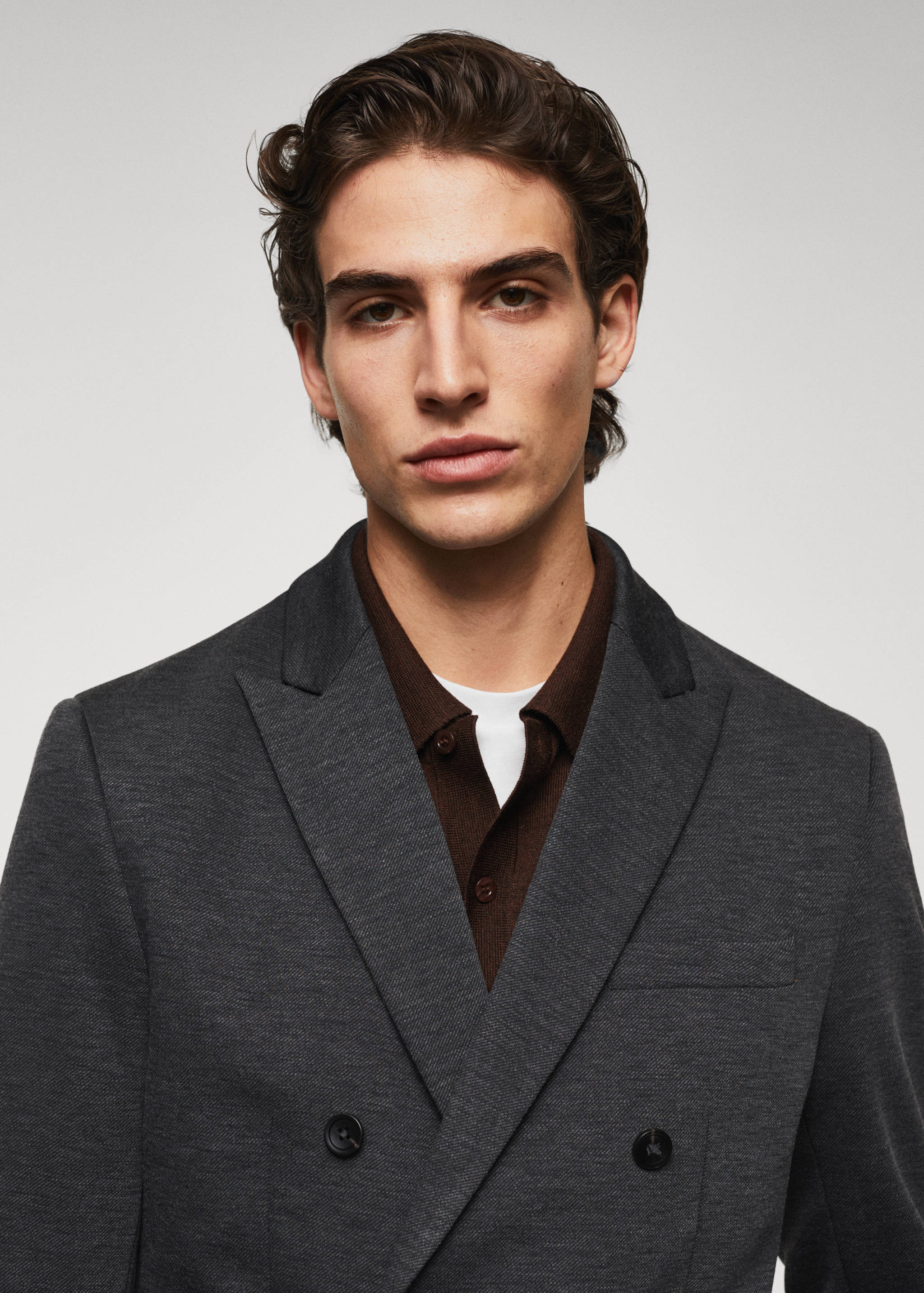 Doppelreihiger Slim Fit-Blazer - Detail des Artikels 1
