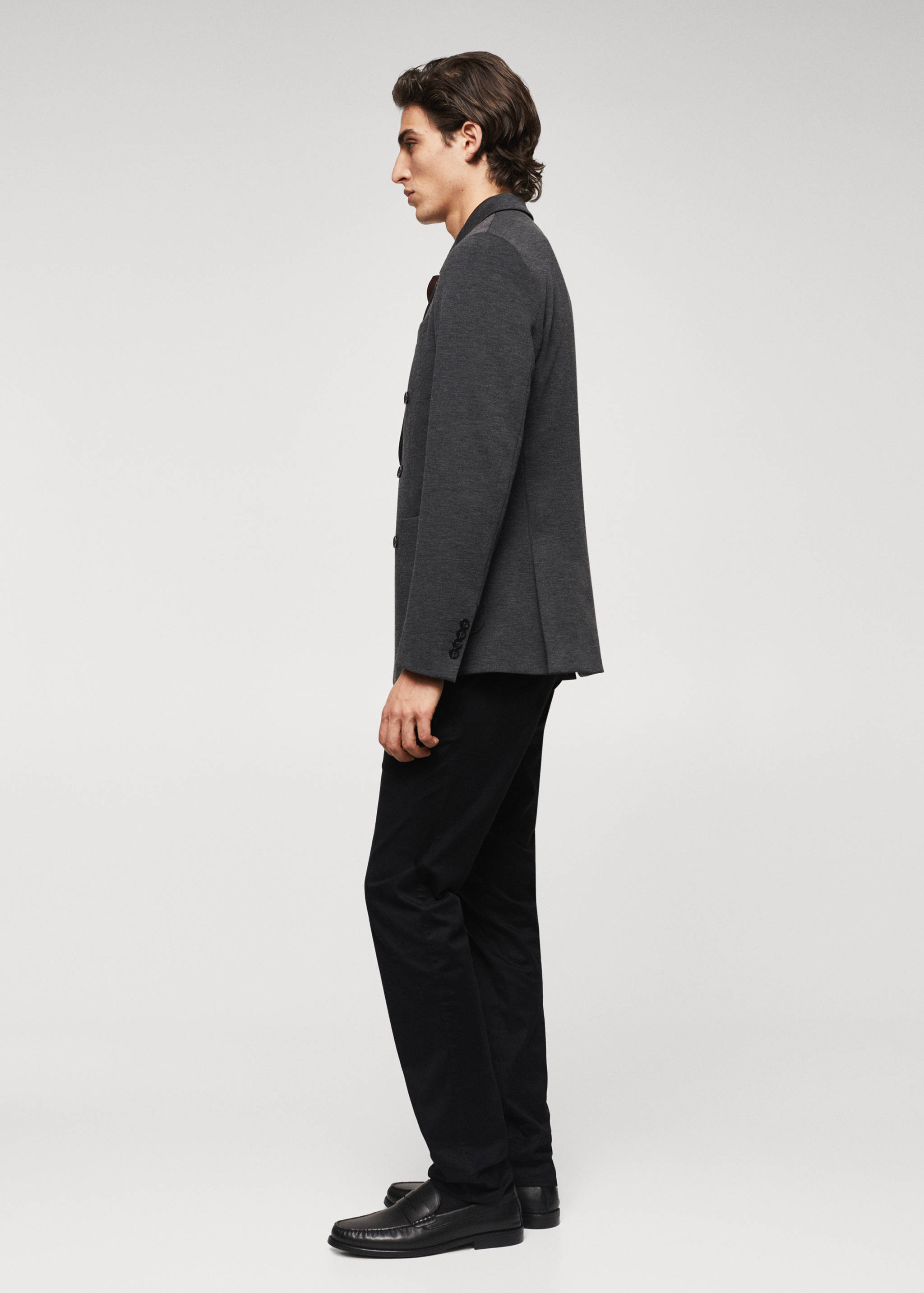 Doppelreihiger Slim Fit-Blazer - Detail des Artikels 6