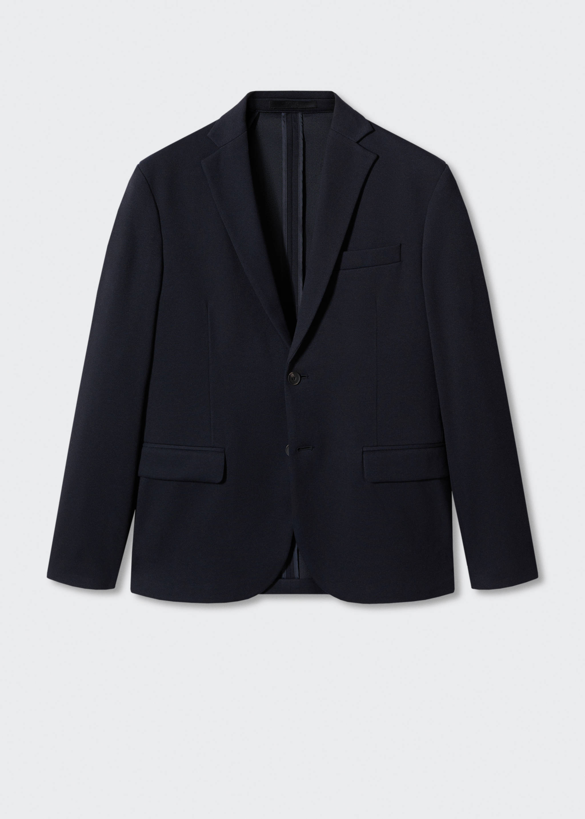 Slim fit microstructure blazer - Article without model