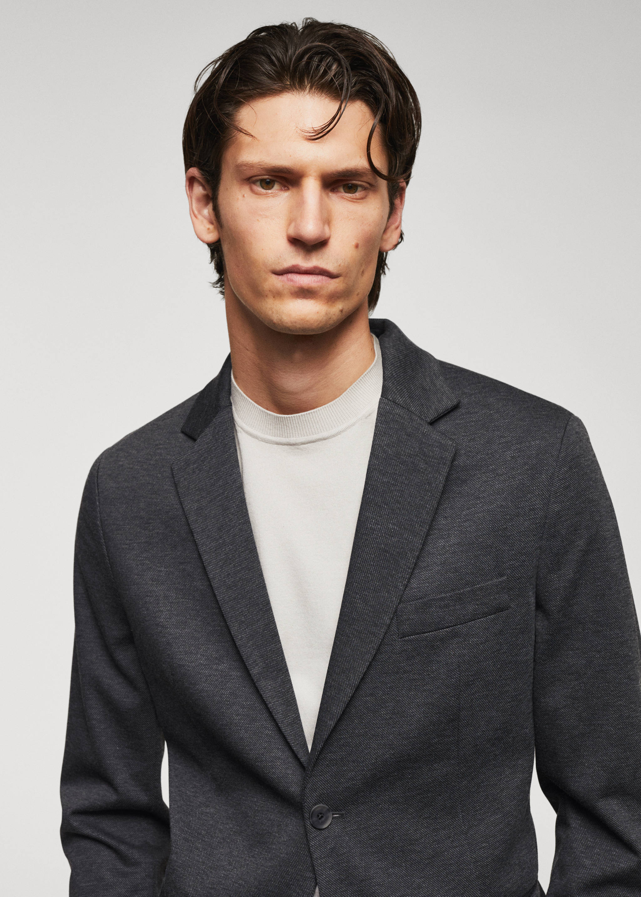 Sako slim fit s mikro strukturou - Detail zboží 1