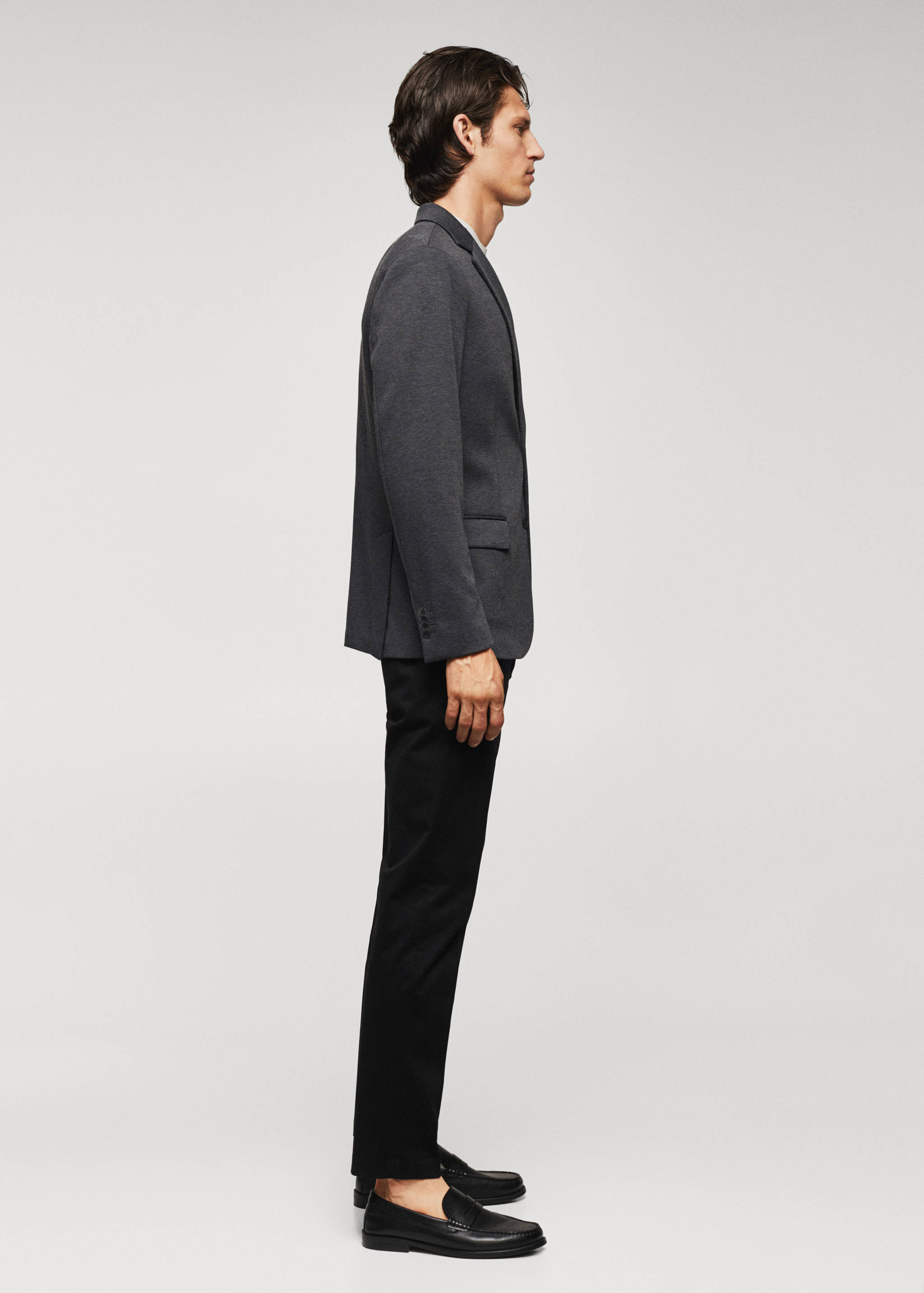 Sako slim fit s mikro strukturou - Detail zboží 2