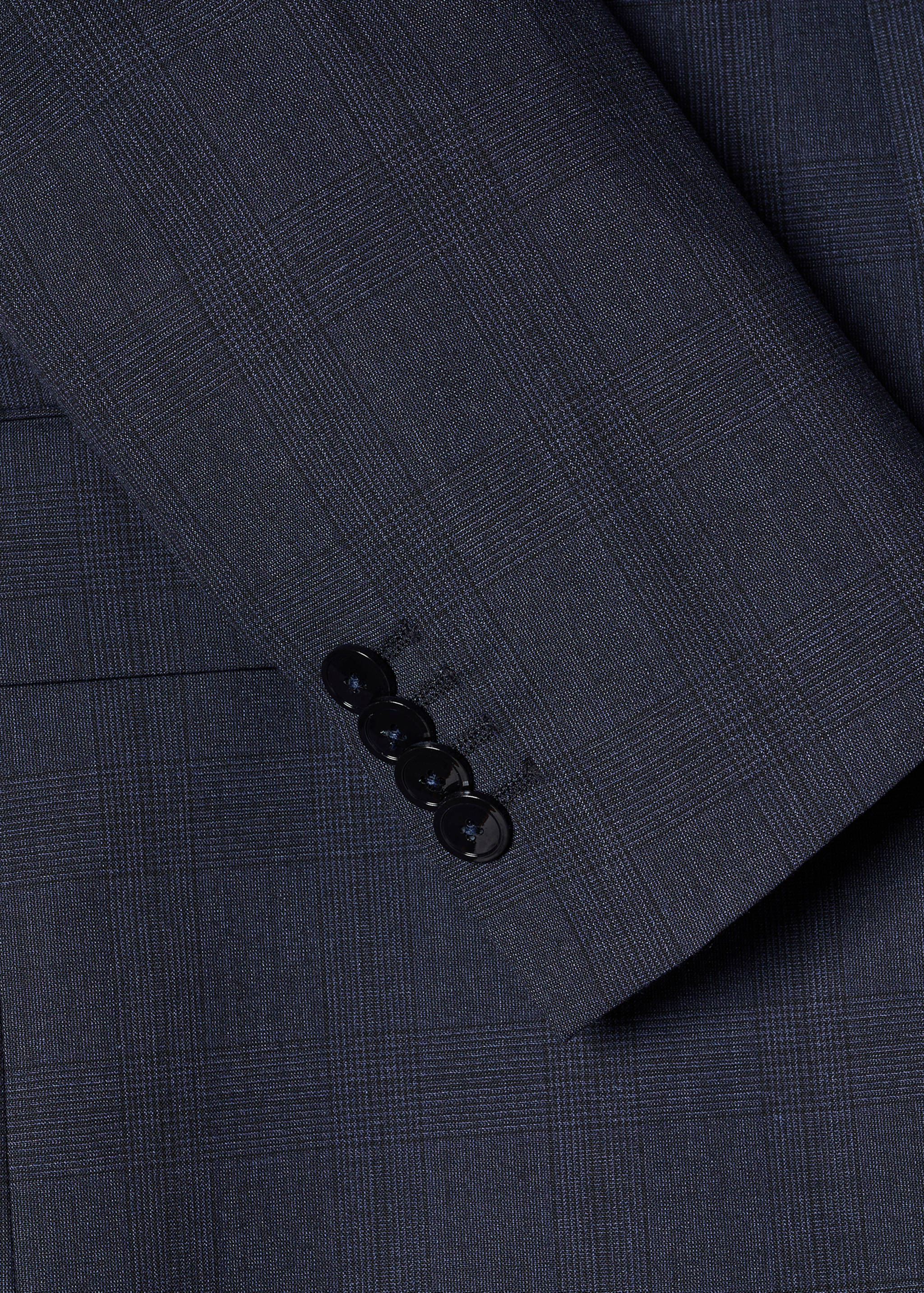 Slim-fit wool suit jacket - Details of the article 0