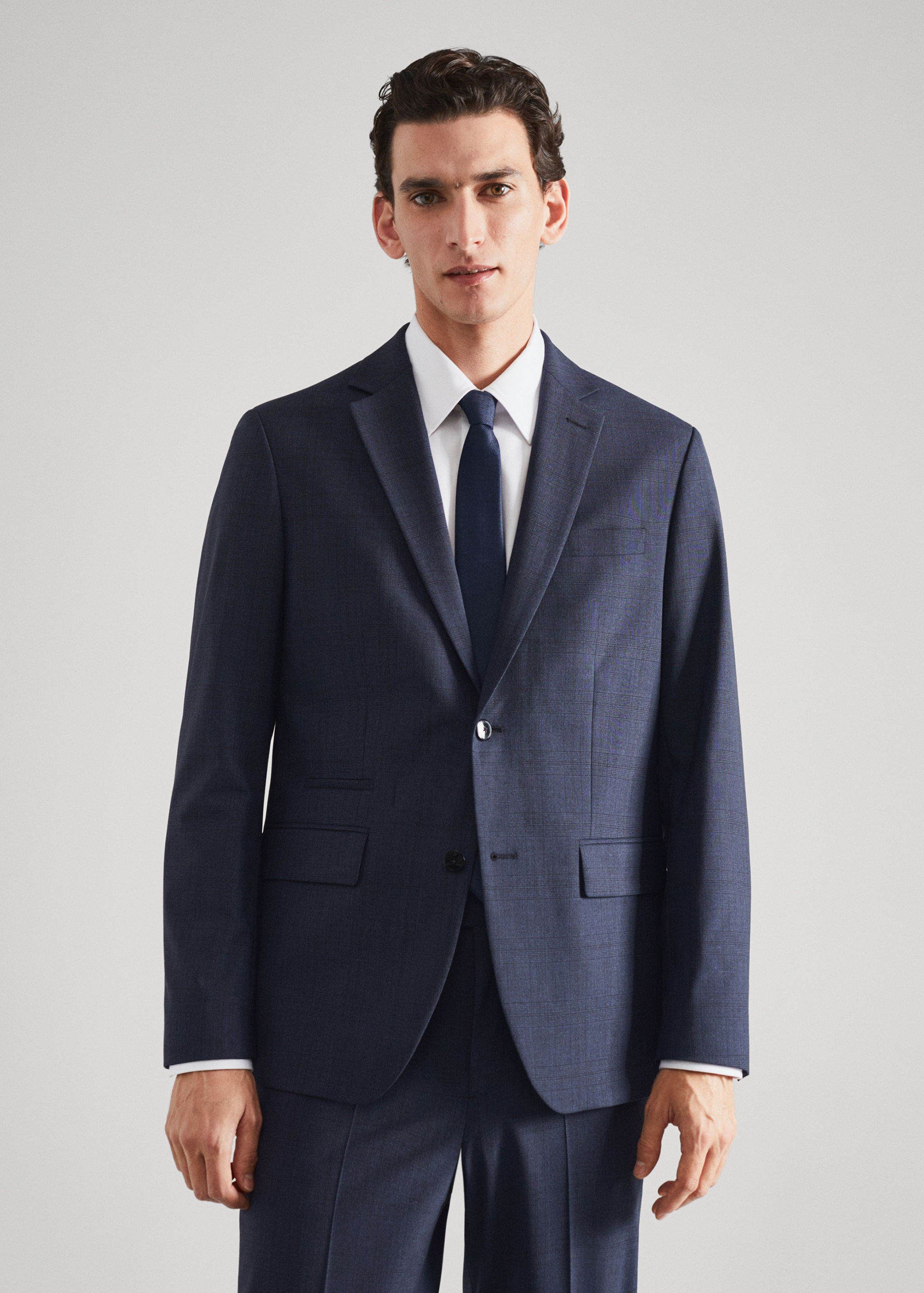 Americana vestit llana slim fit - Pla mig