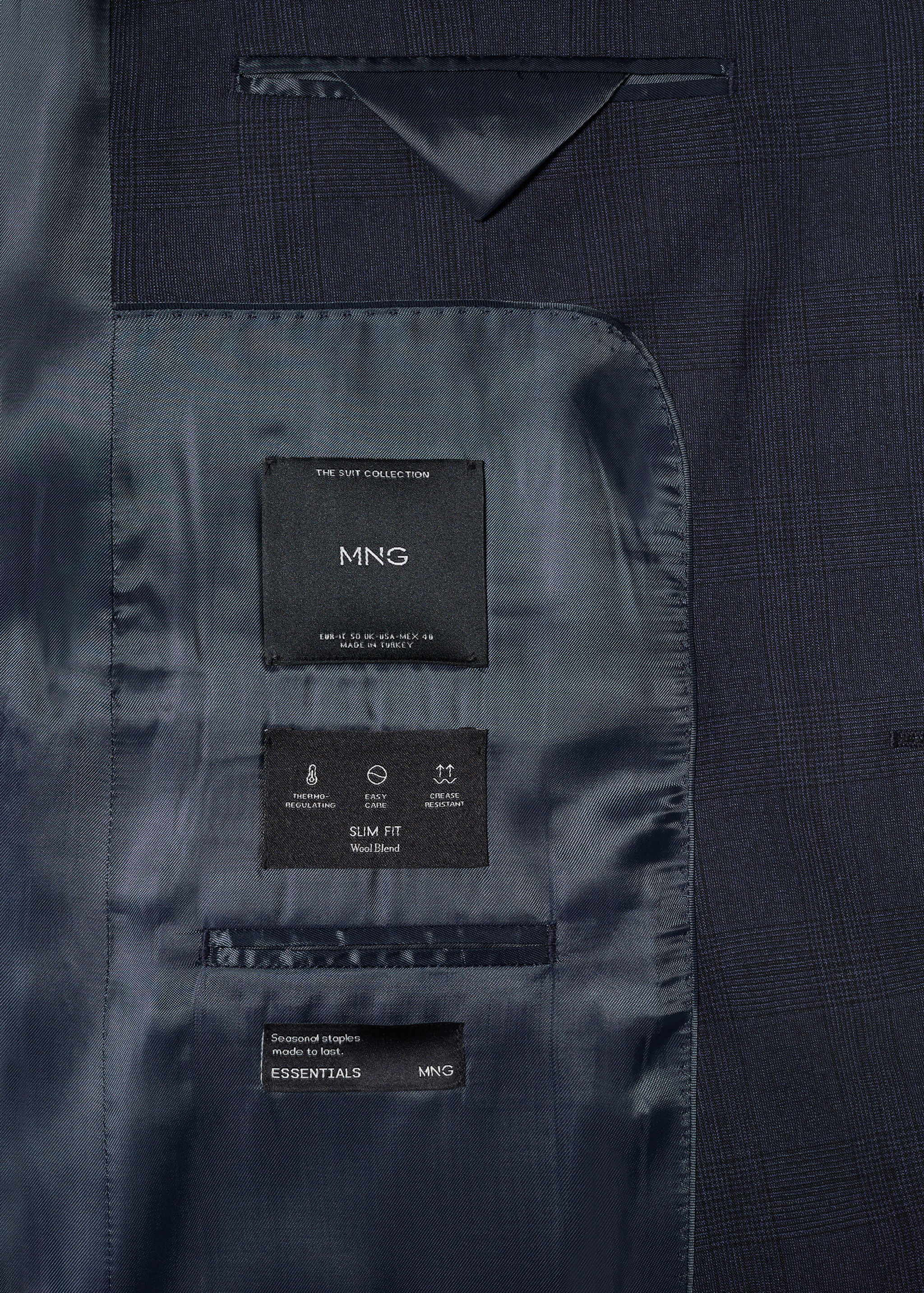 Americana vestit llana slim fit - Detall de l'article 8