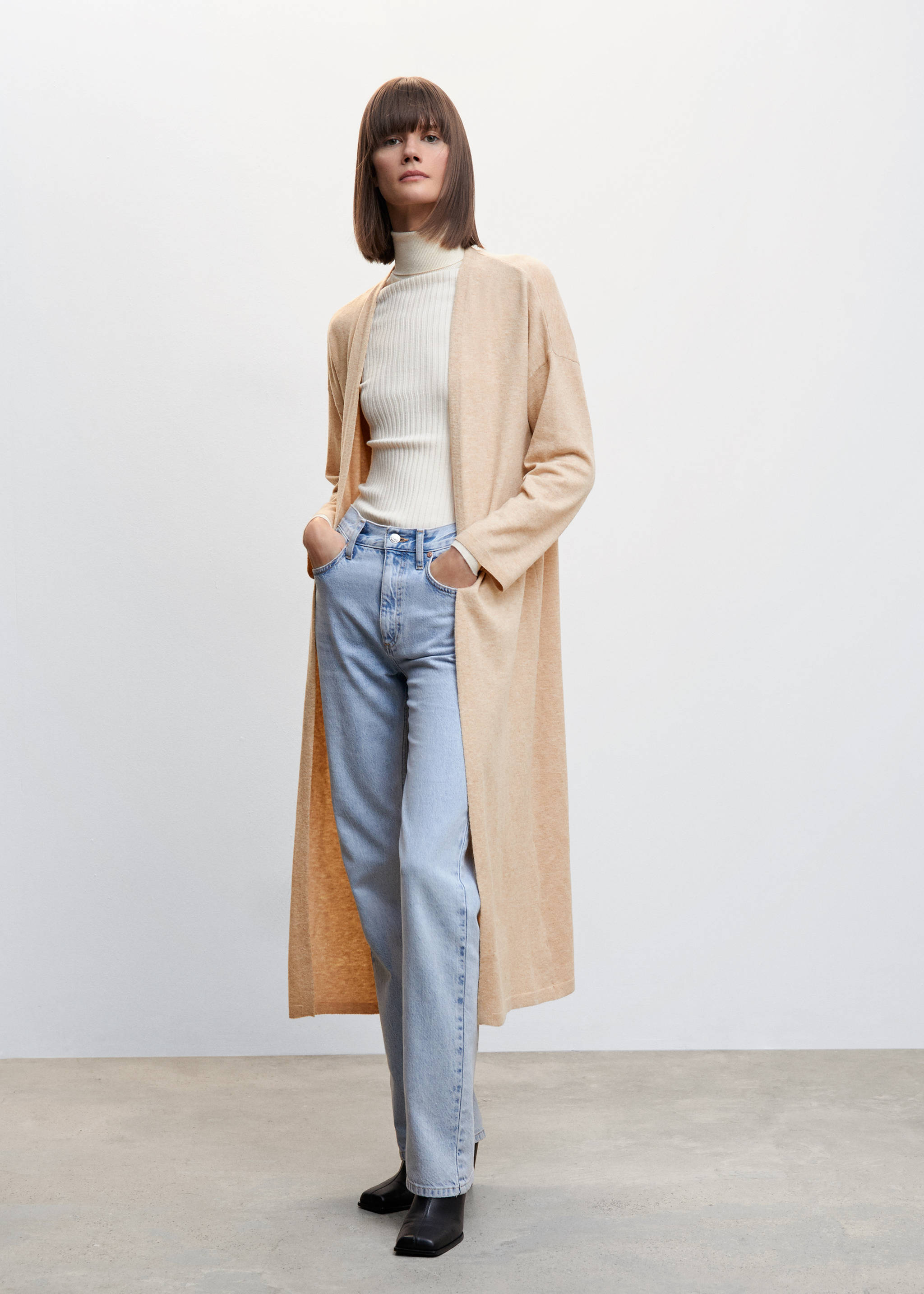 Long knit cardigan - Details of the article 6