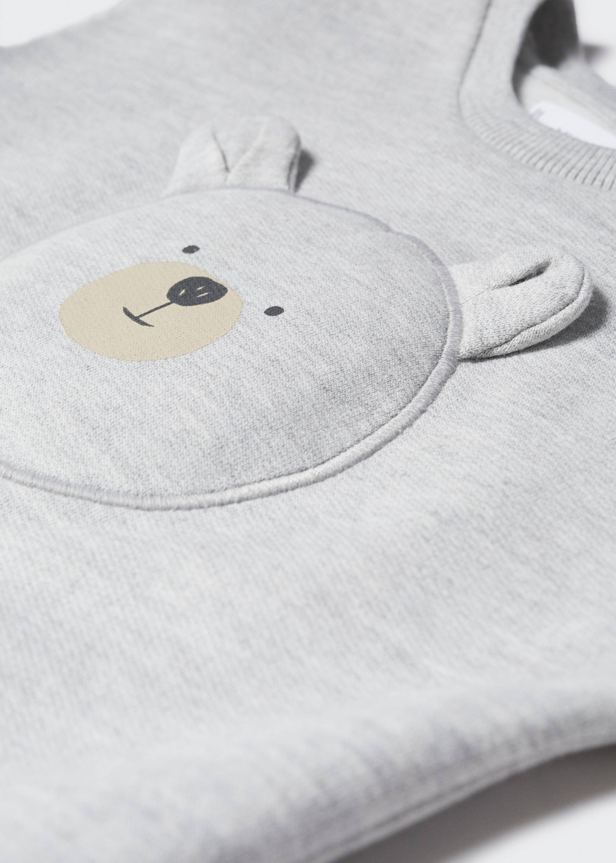 Sweatshirt de urso com relevo - Pormenor do artigo 8