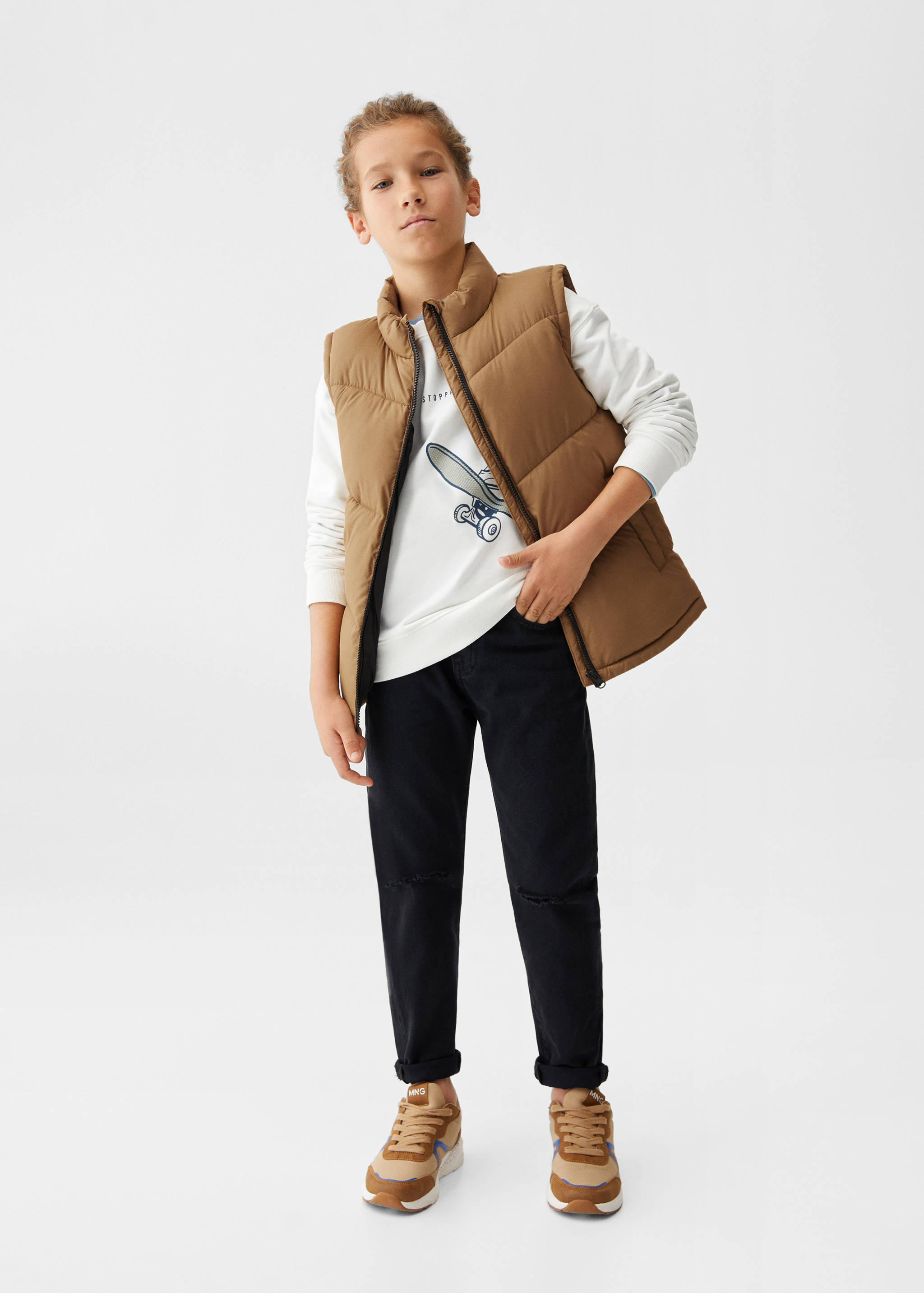 Gilet matelassé  - Plan général