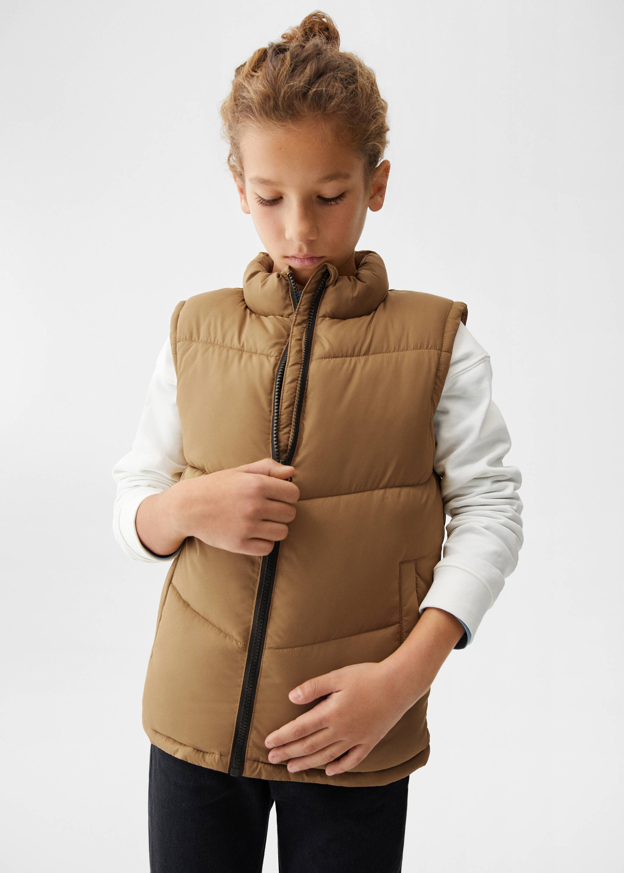 Gilet matelassé  - Plan moyen