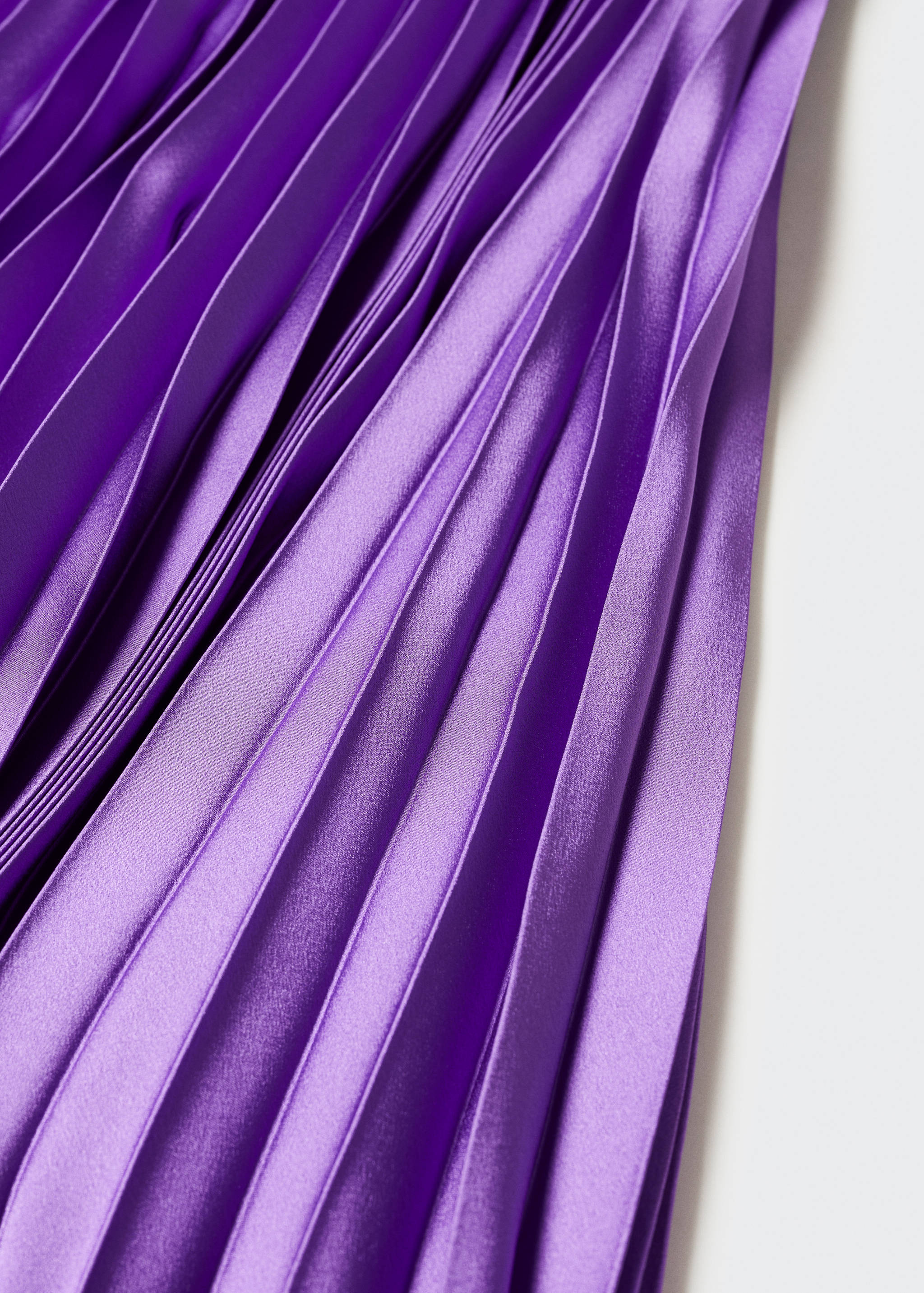 Satin pleated skirt - Details of the article 8