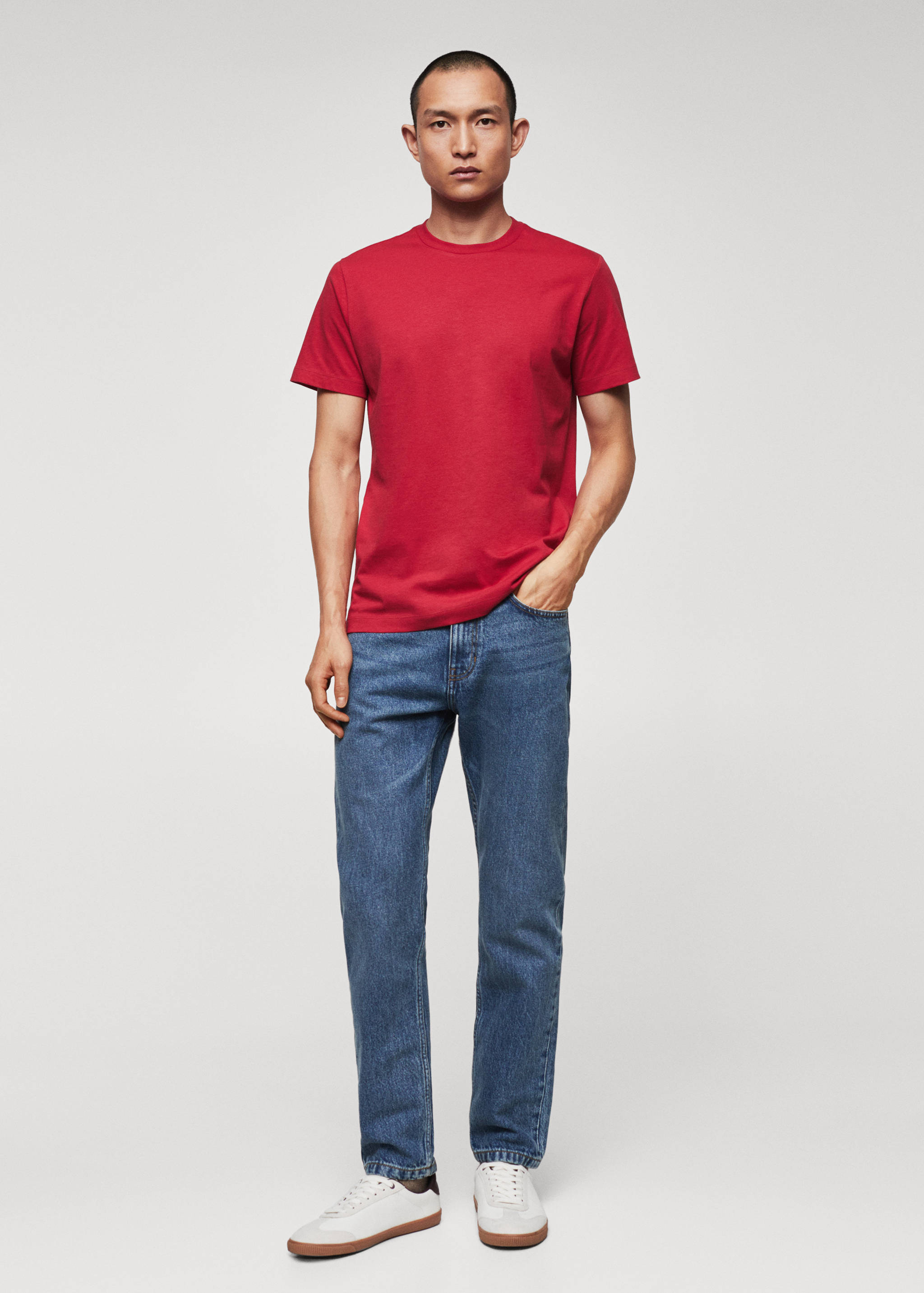 Basic lightweight cotton t-shirt - General plane