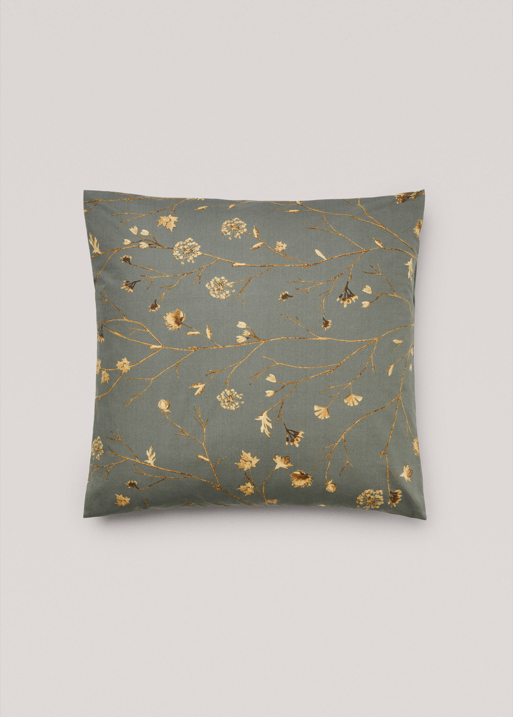 Kissenhülle mit Blumenmuster 60 x 60 cm (2er-Pack) - Artikel ohne Model