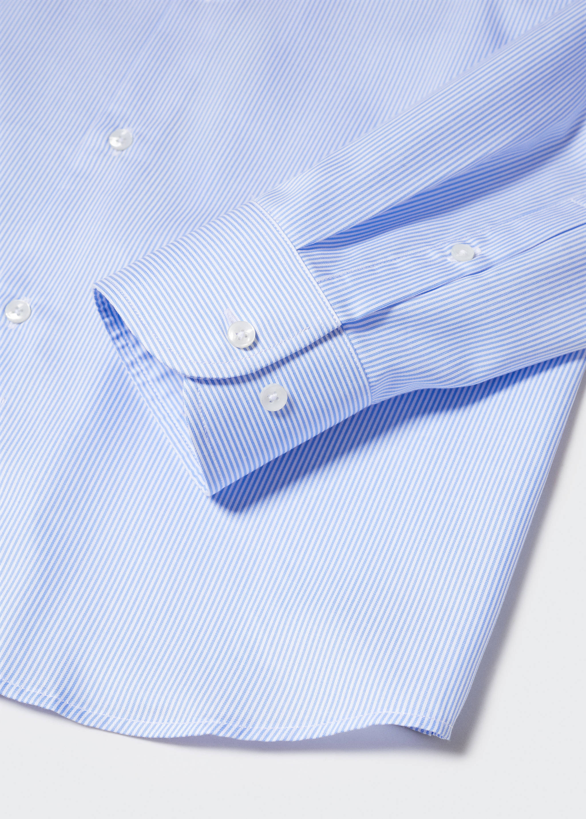 Slim fit thousand striped suit shirt - Details of the article 8