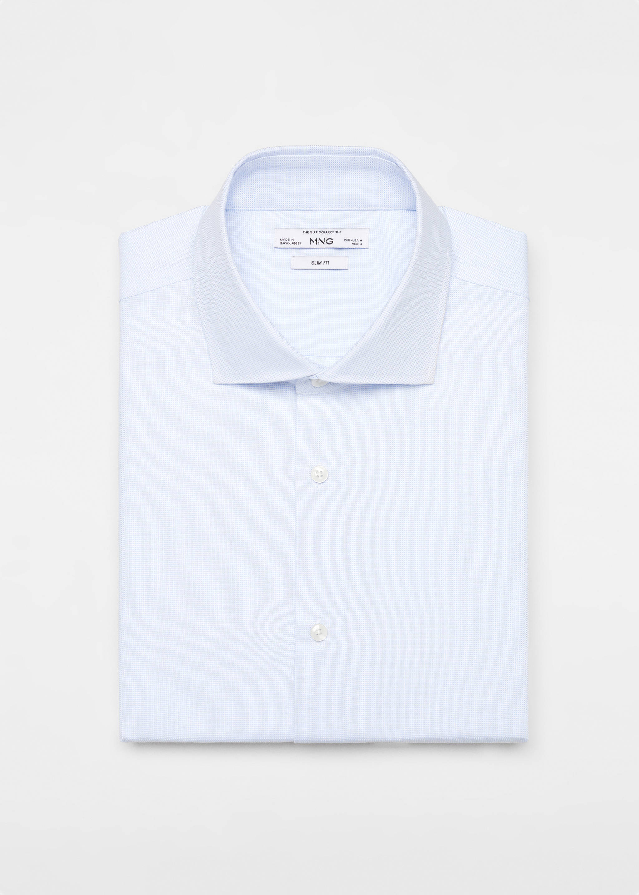 Slim fit thousand striped suit shirt - Details of the article 0