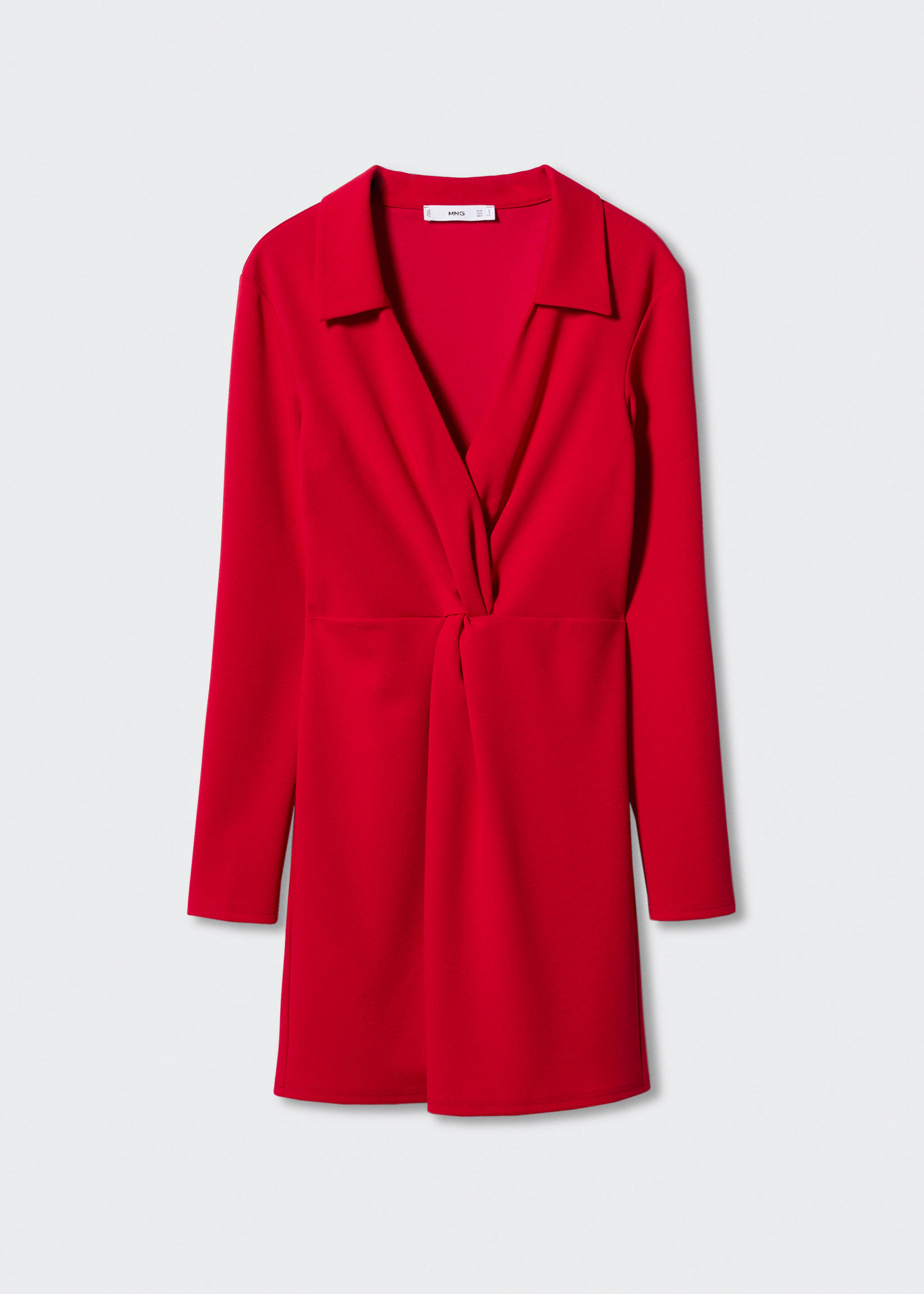 Sukienka koszulowa z ozdobnym wiązaniem - Artykuł bez modela/modelki