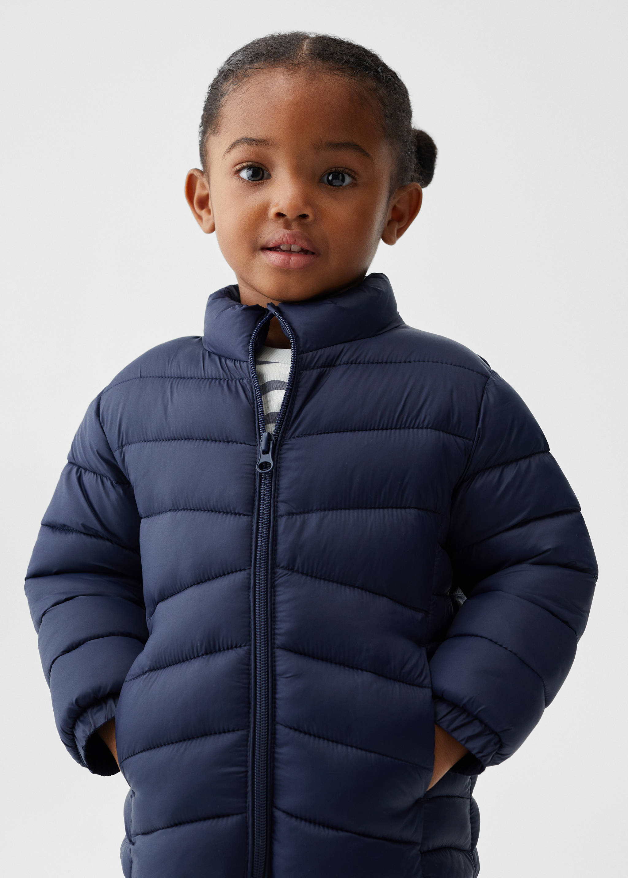 Anorac embuatat cremallera - Pla mig