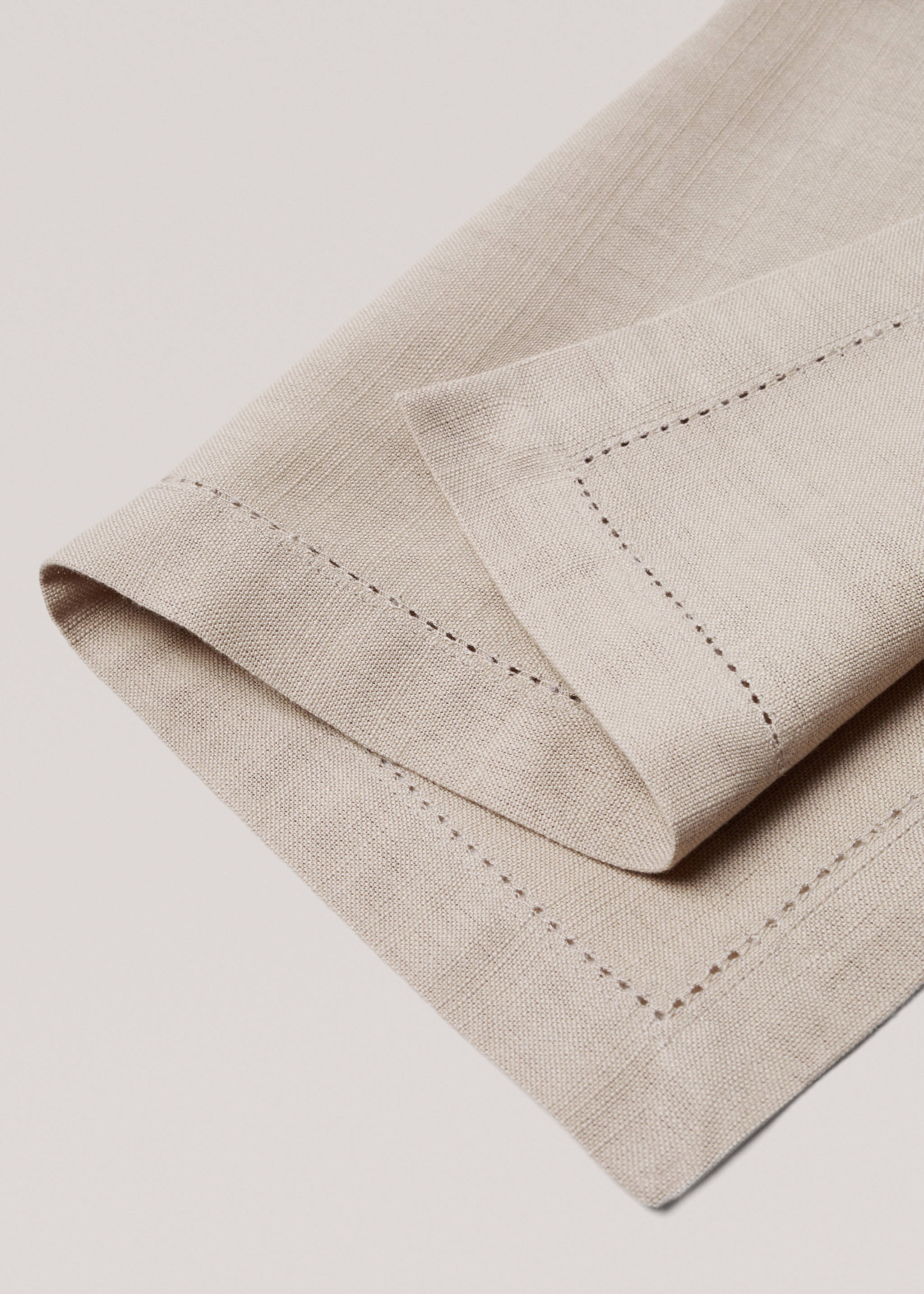 100% cotton hemstitch placemat (Pack of 2) - Details of the article 1