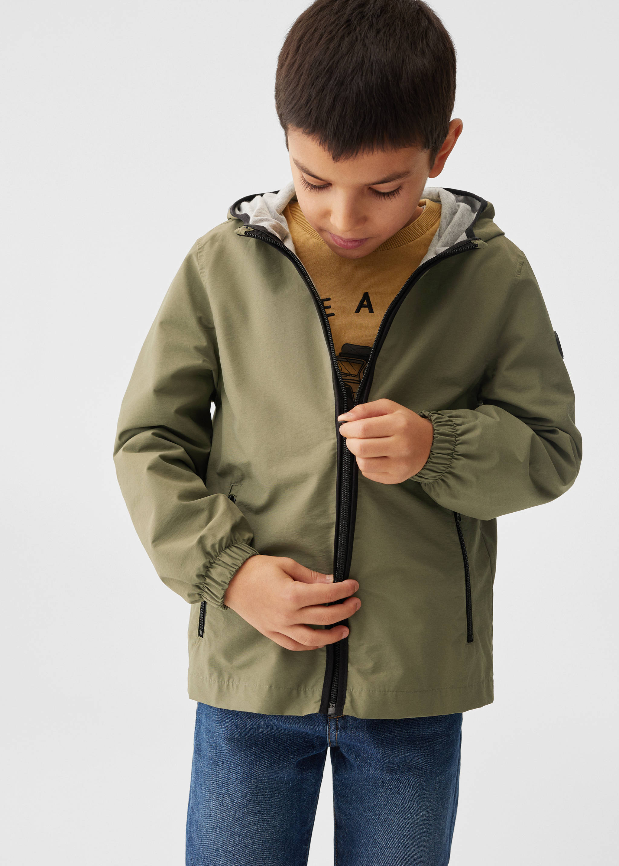 Parka met capuchon - Middenvlak