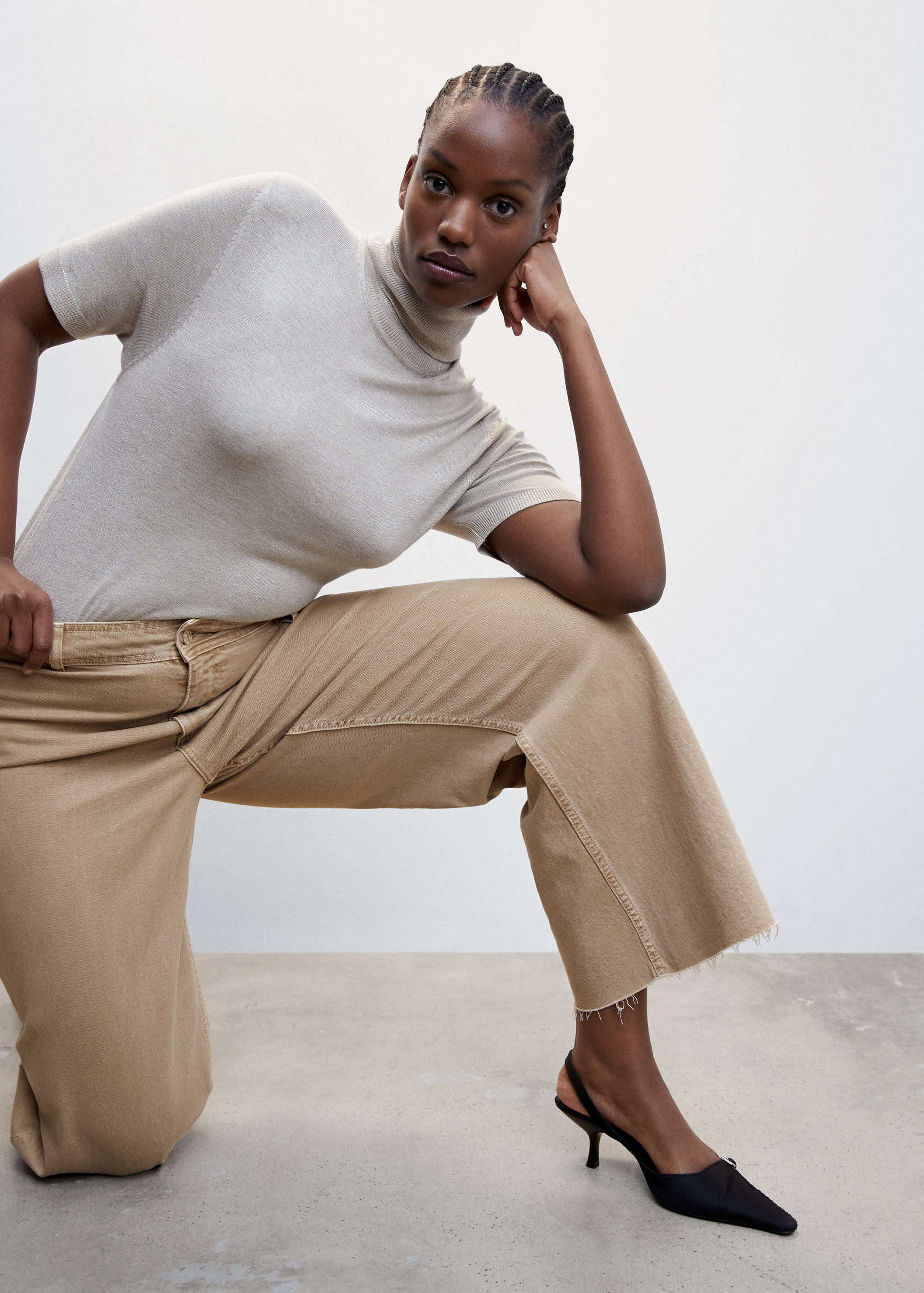 Jeans culotte high waist - Details of the article 4