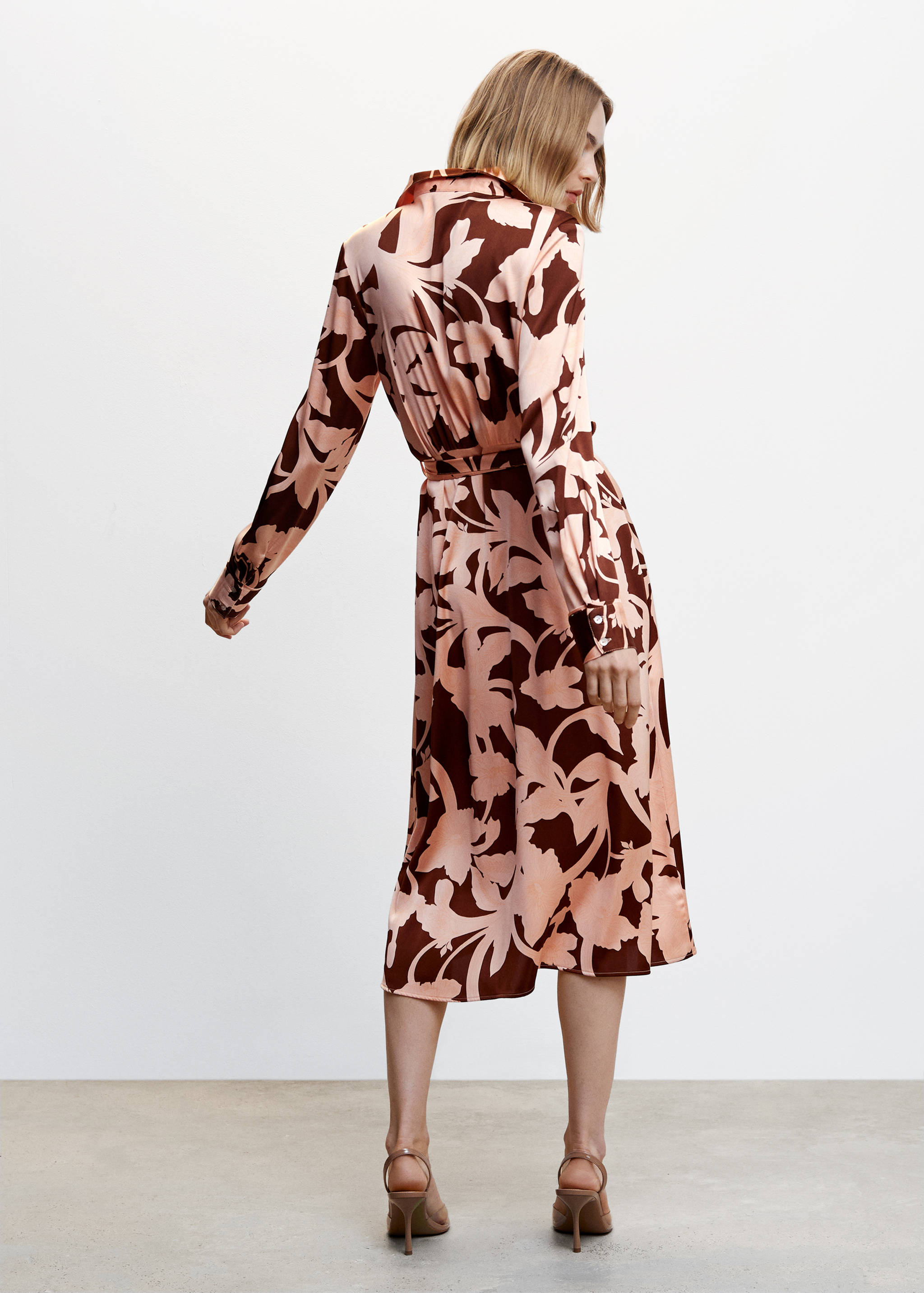 Robe chemisier imprimée - Verso de l’article