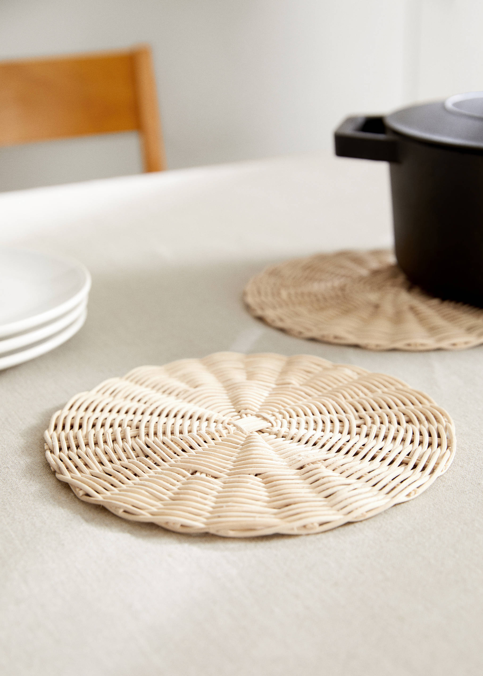 Individual din ratan 100 % 20 cm - Plan general