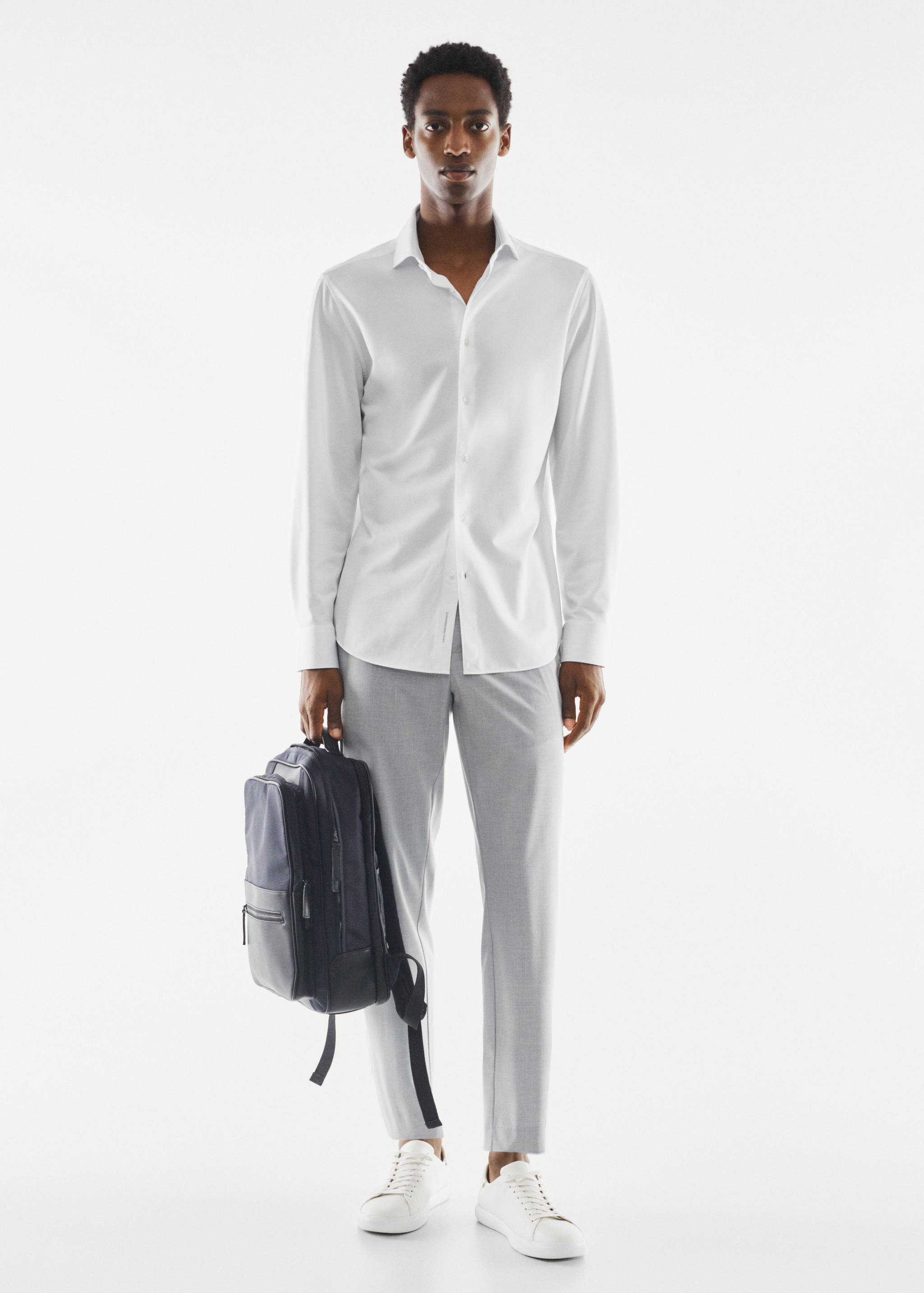 Slim Fit-Stretchhemd - Allgemeine Ansicht