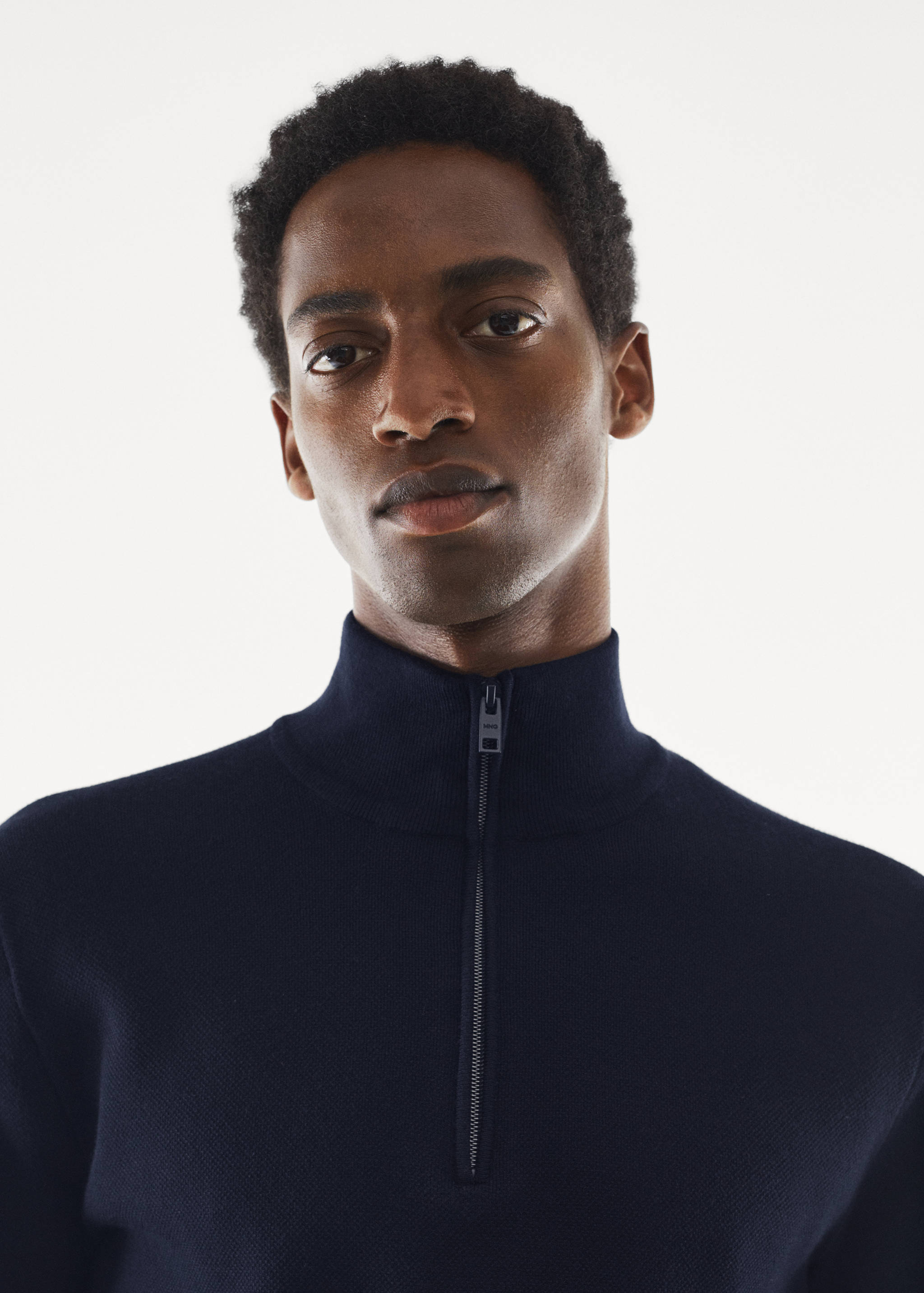 Pull-over respirant col zippé - Détail de l'article 1