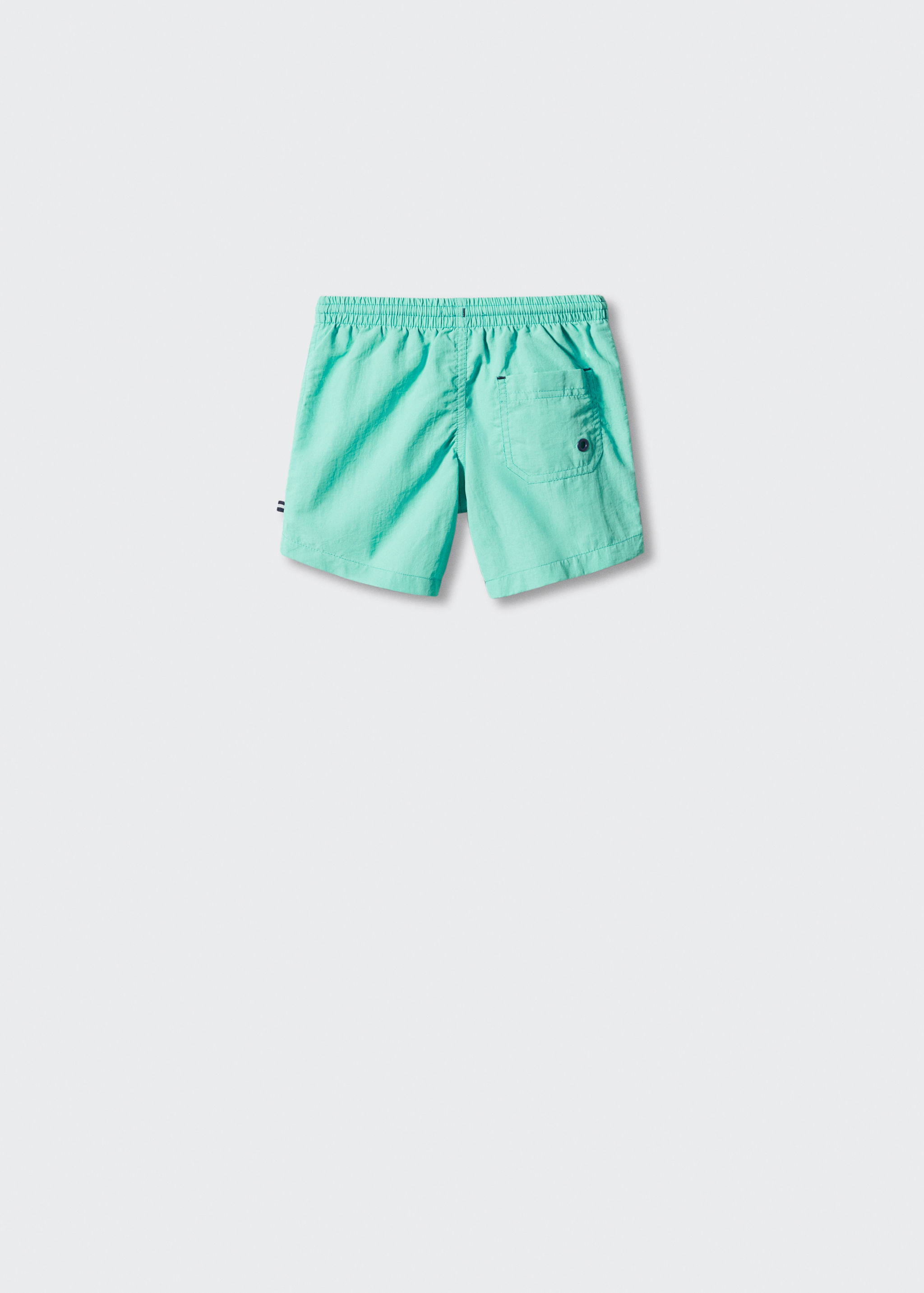 Cord plain swimming trunks - Reverse of the article