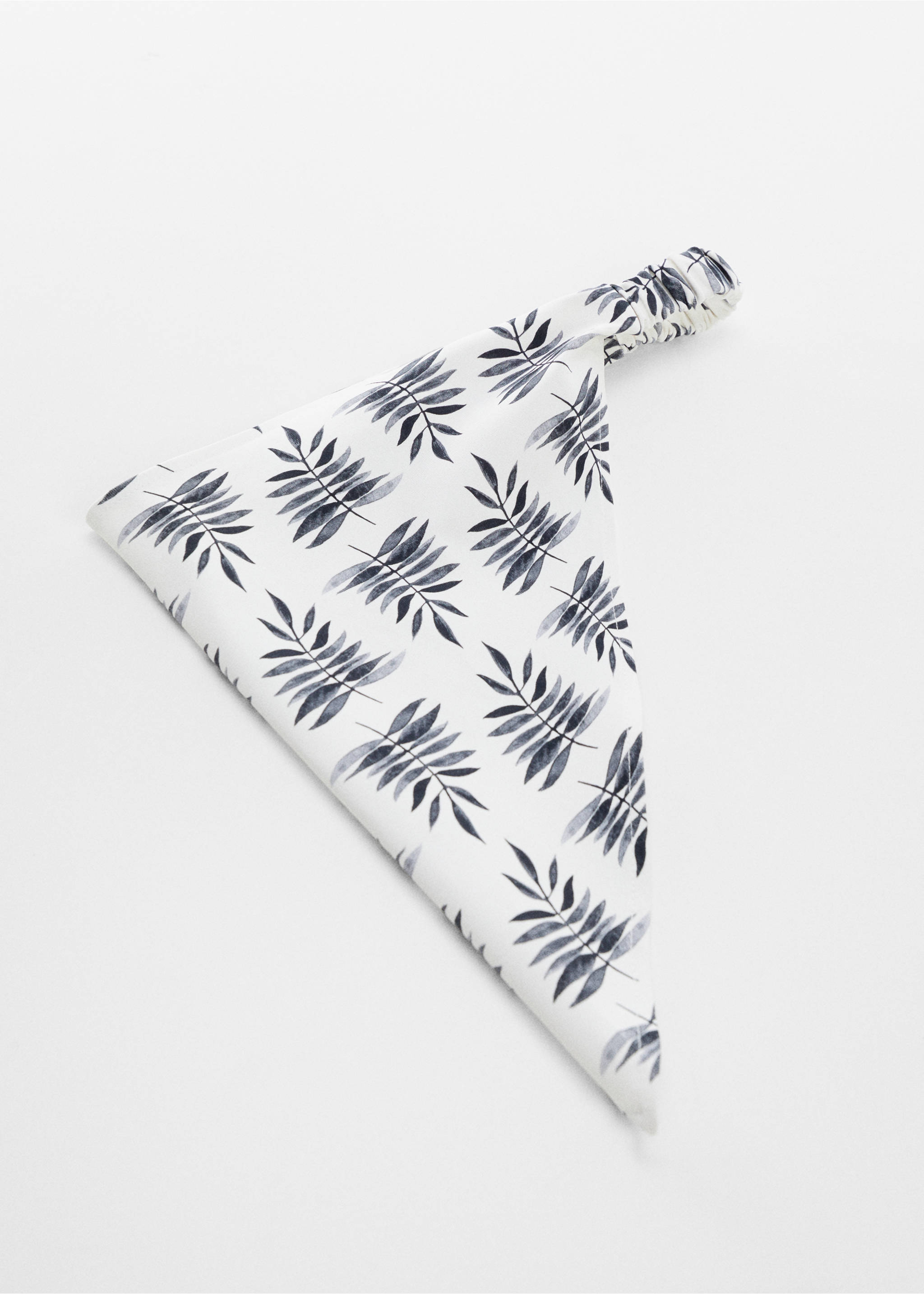 Printed headband - Medium plane, White. Ref: 47054428-00.