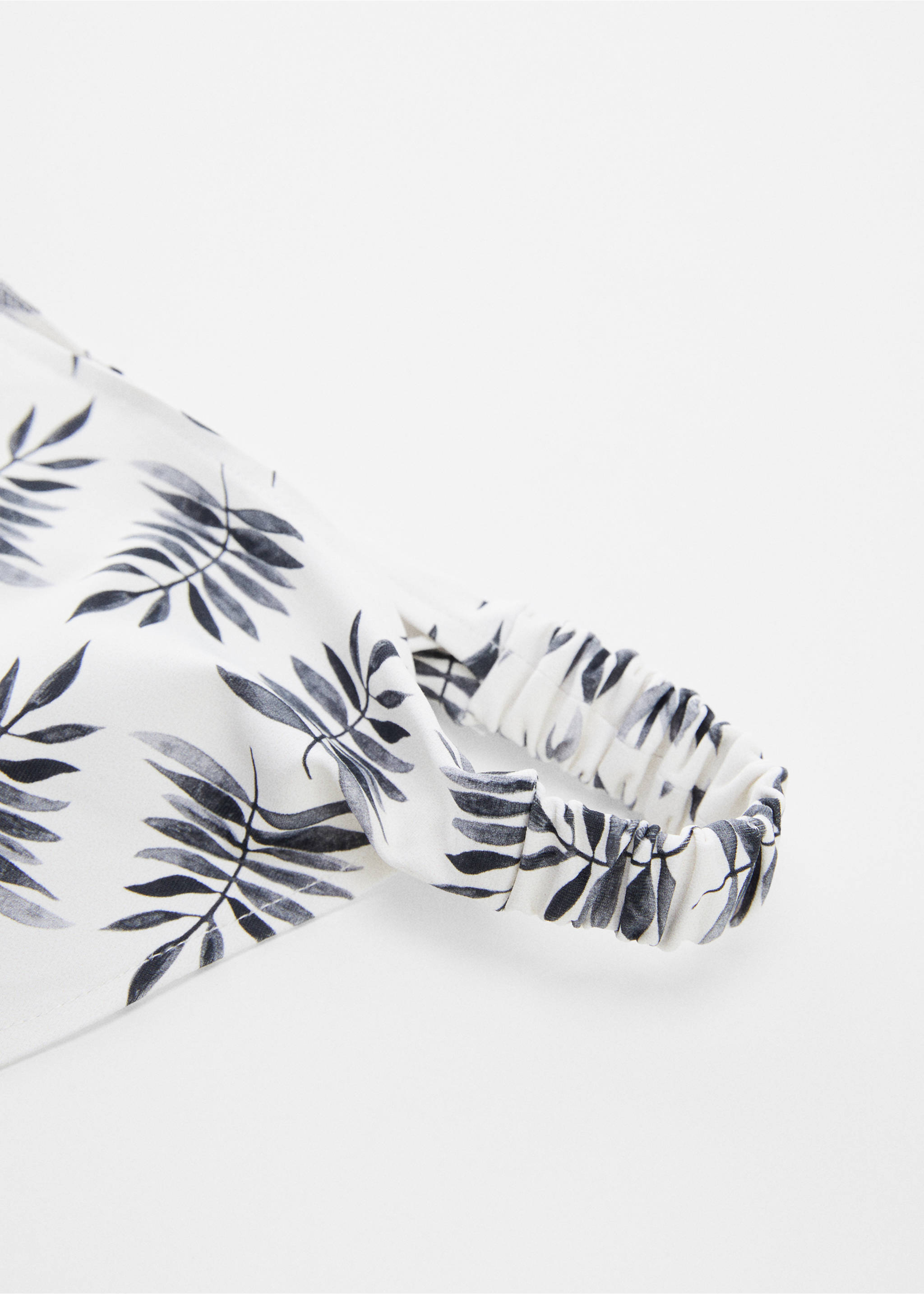 Printed headband - Details of the article 1, White. Ref: 47054428-00.