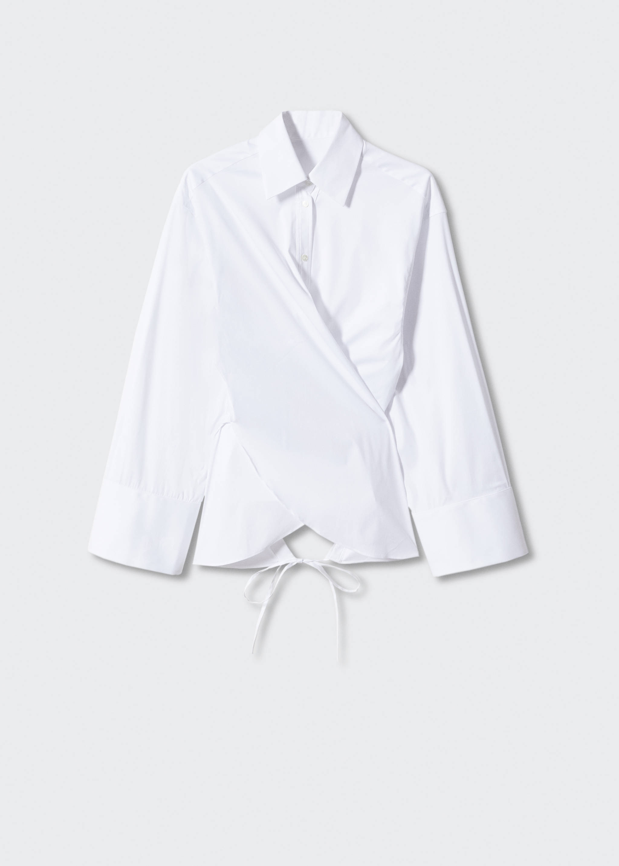 Baumwollhemd in Wickel-Optik - Artikel ohne Model