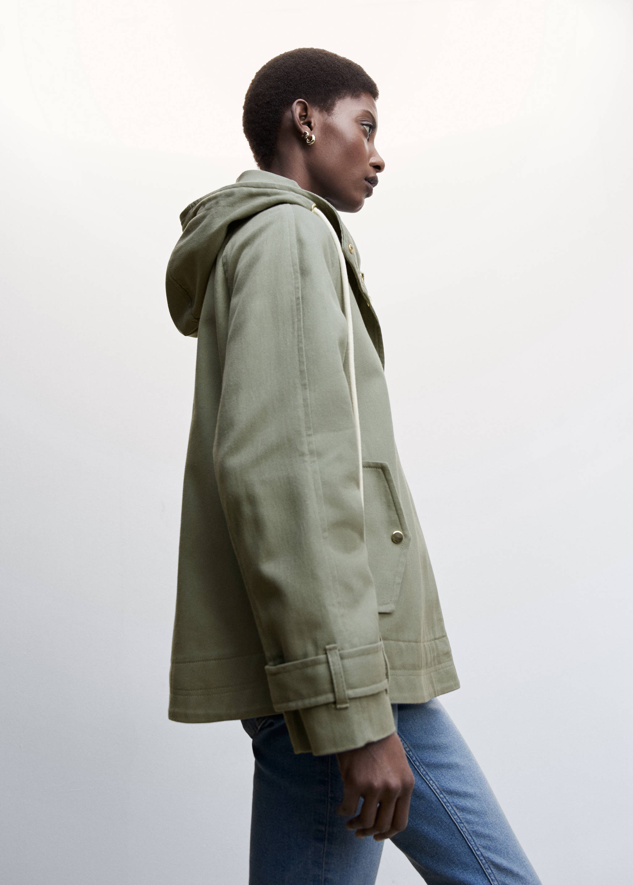 Hooded cotton parka - Details of the article 6