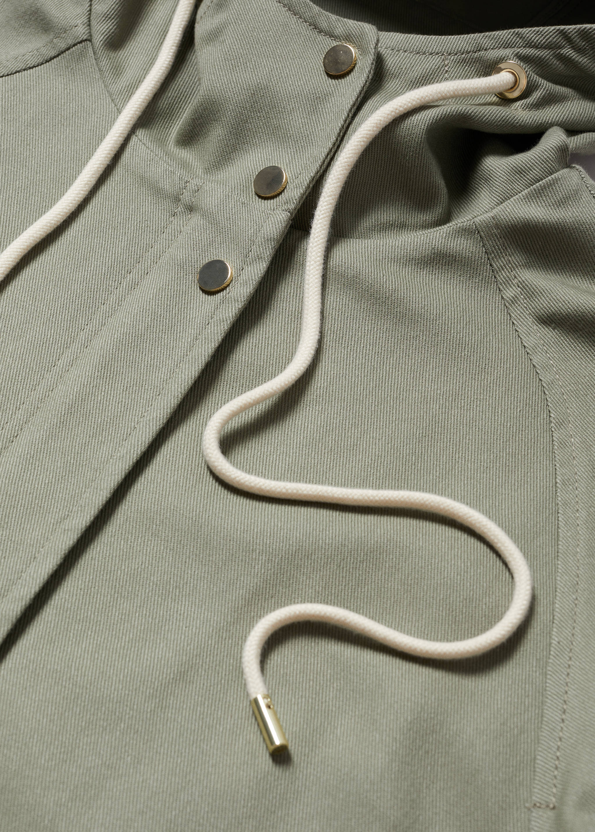 Hooded cotton parka - Details of the article 8