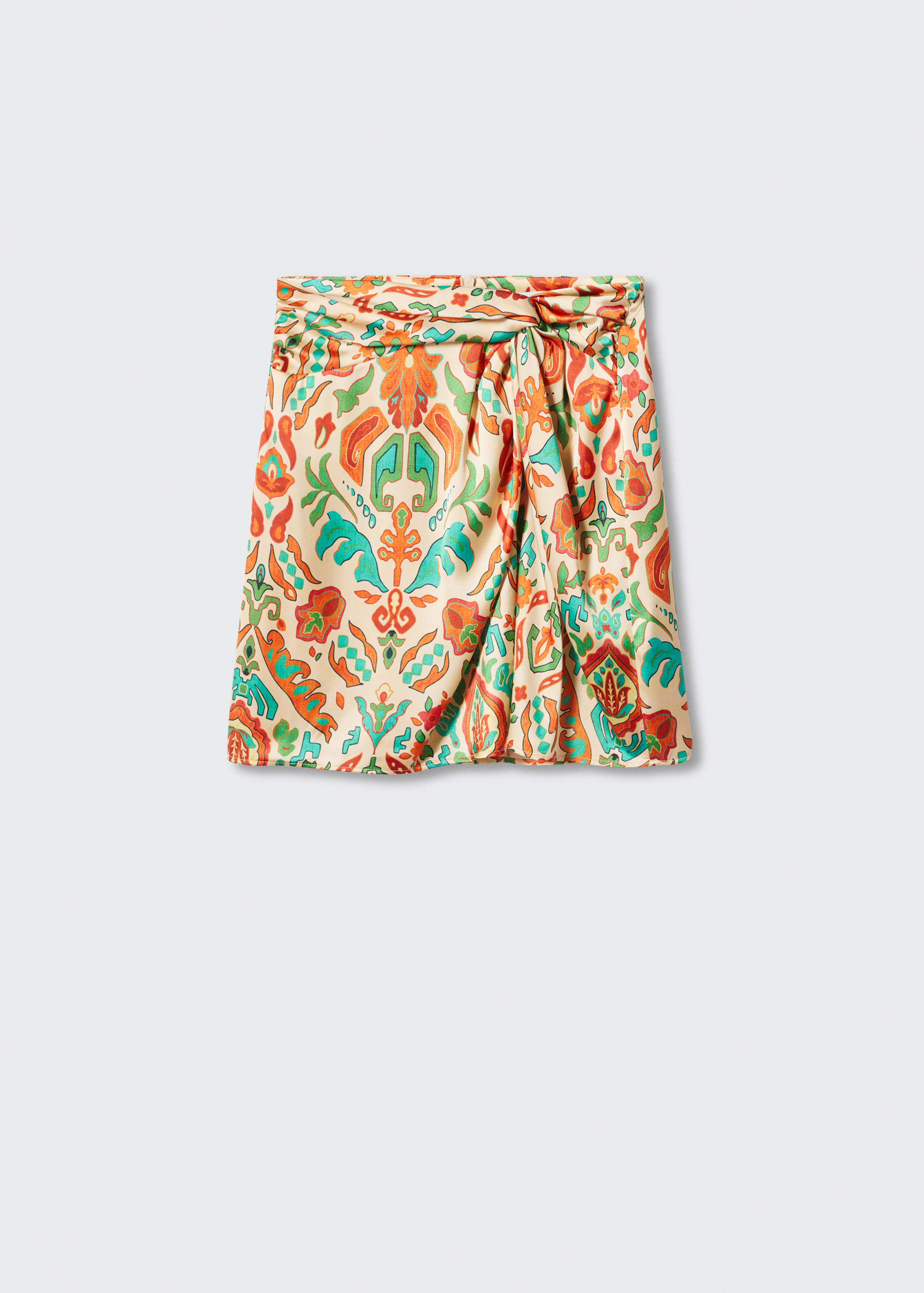 Knot printed skirt - Article without model