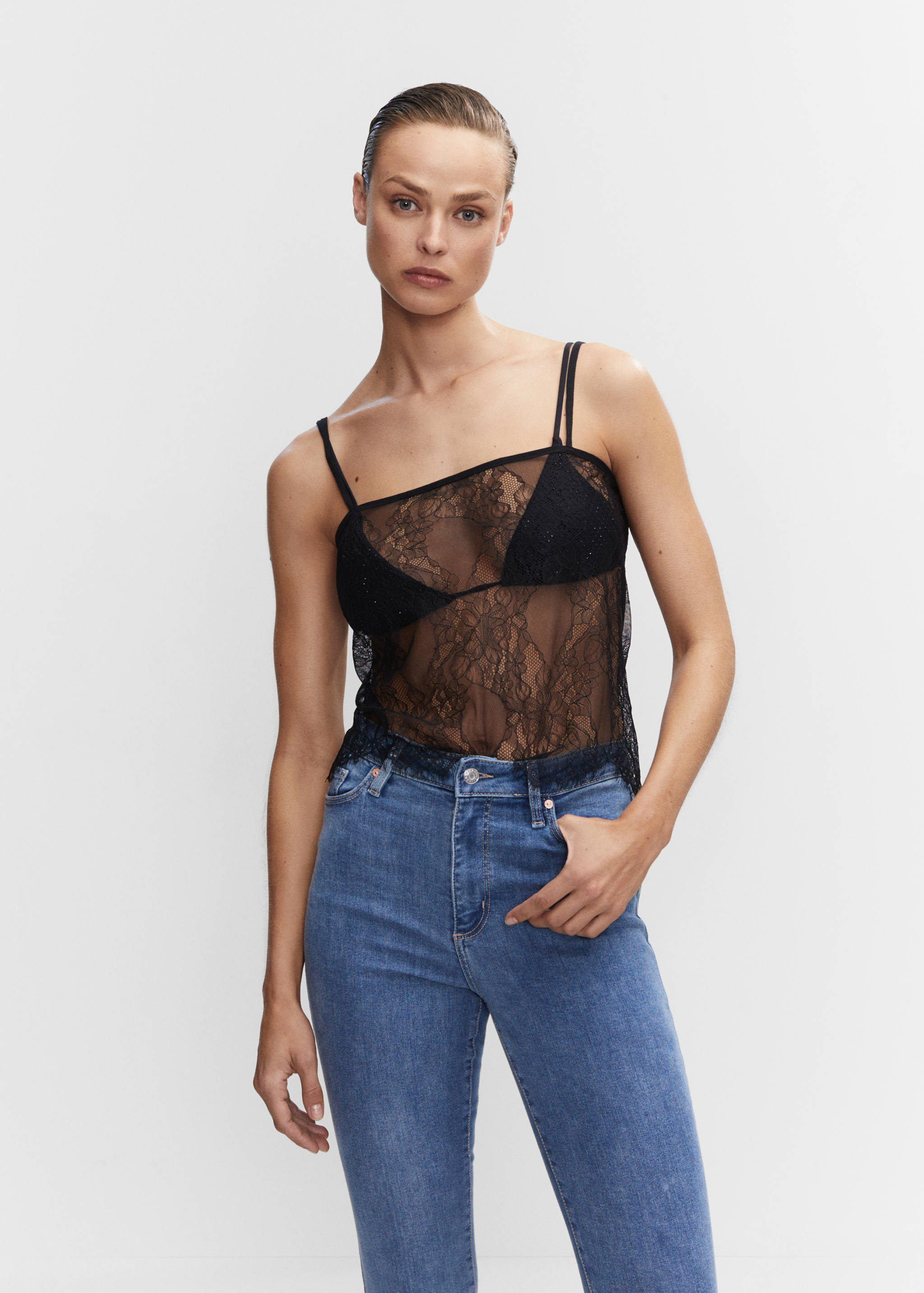 Skinny traperice visokog struka - Detalji artikla 1