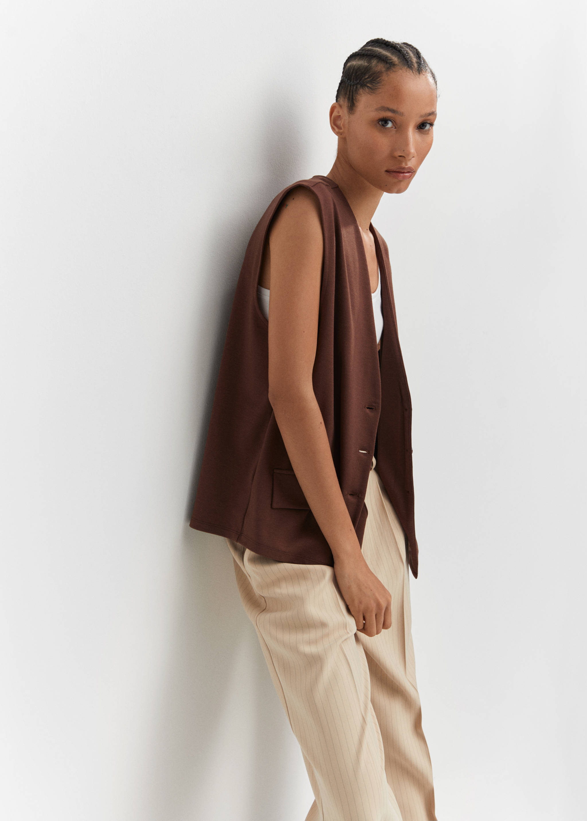 Recht oversized gilet - Detail van het artikel 2