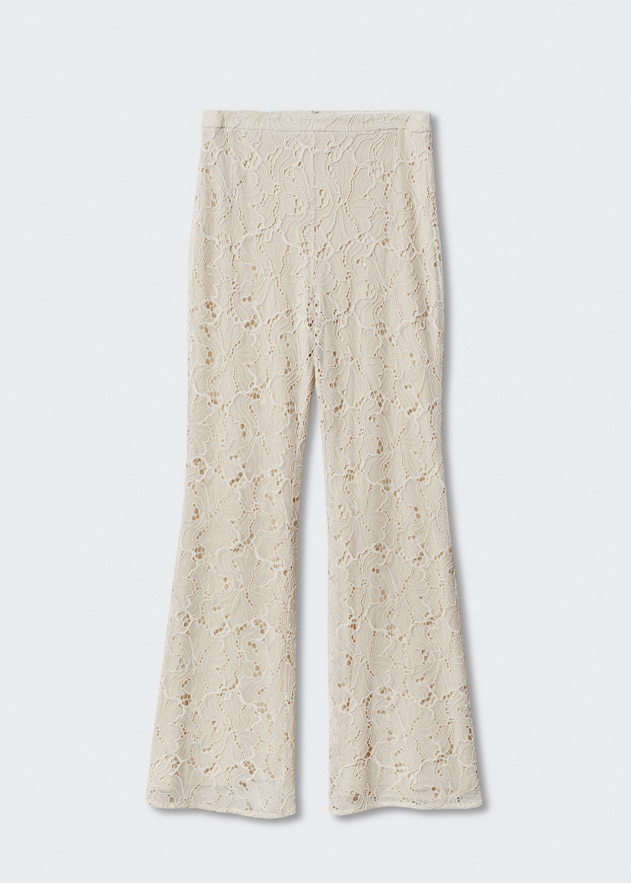 Lace flare trousers - Article without model