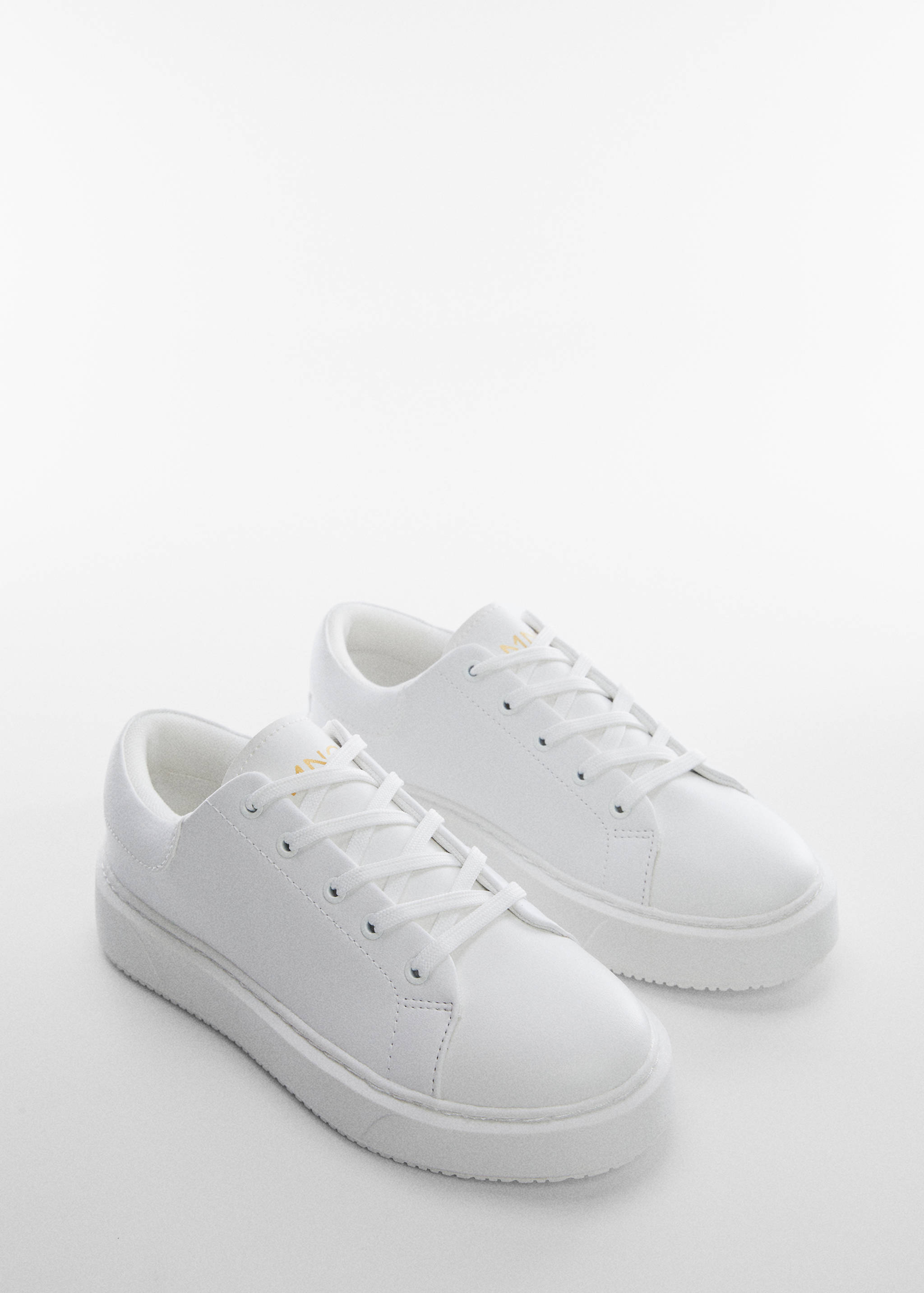 Geschnürte Plateau-Sneakers - Mittlere Ansicht