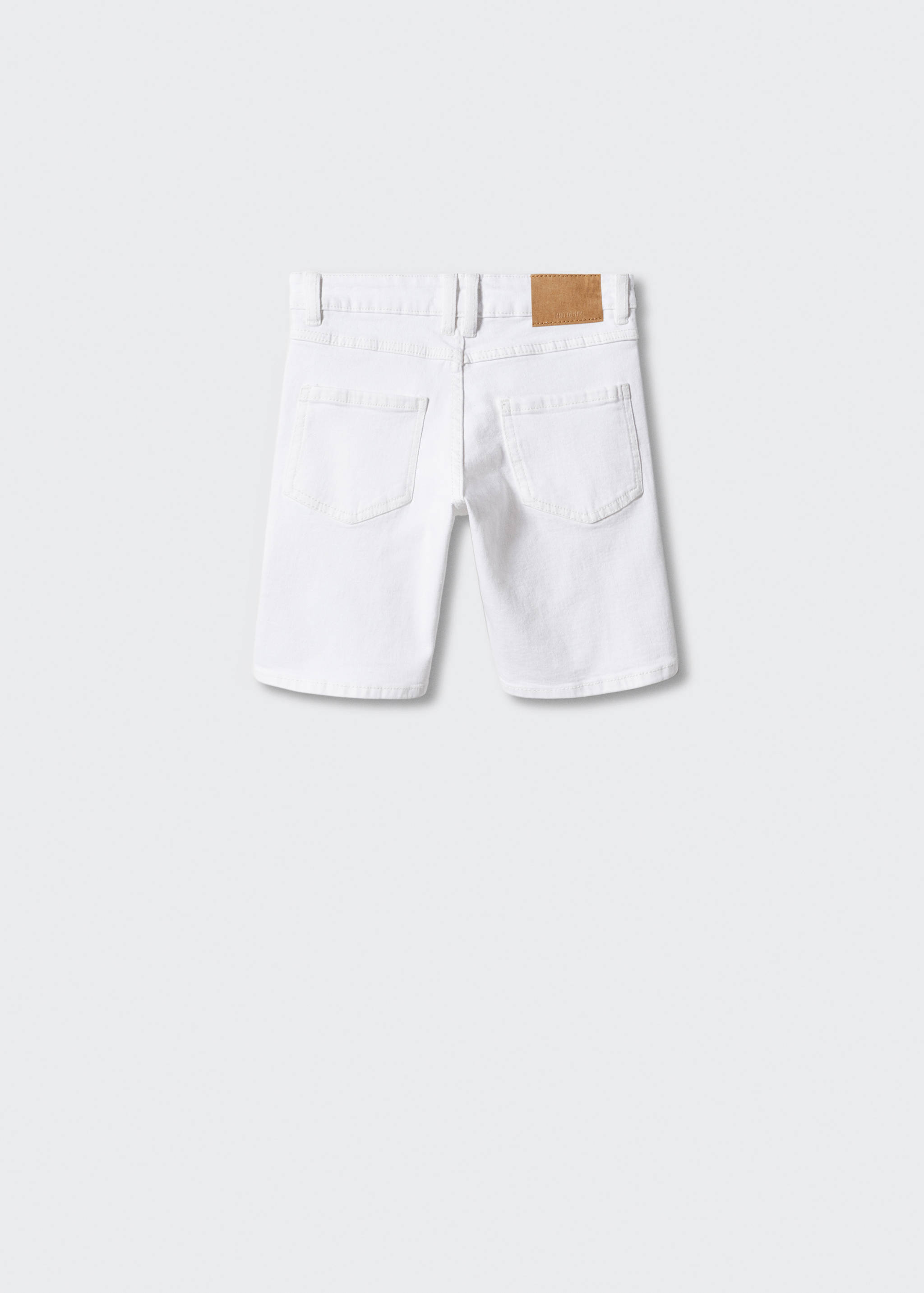 Jeans-Bermudashorts aus Baumwolle - Rückseite des Artikels