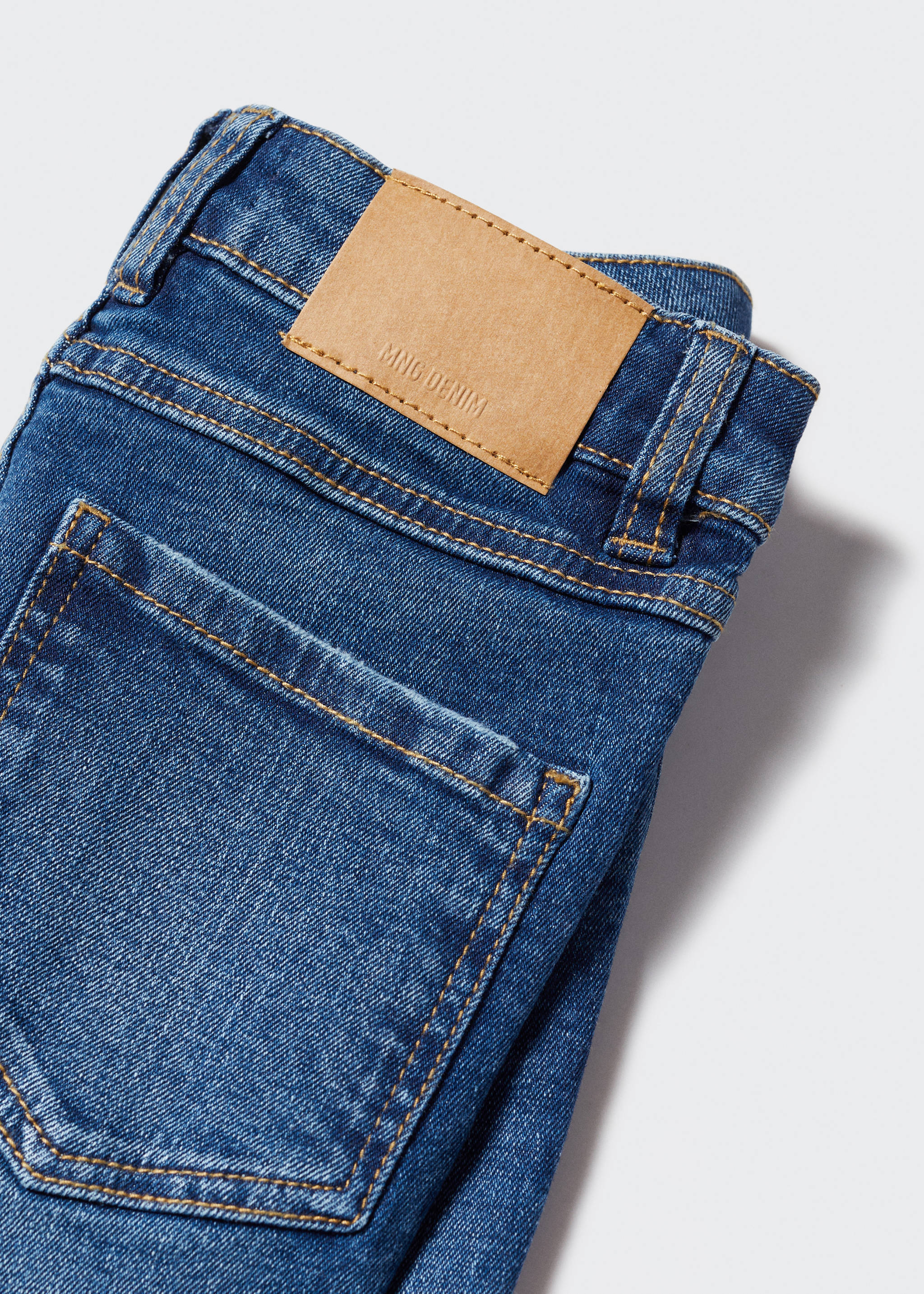 Cotton denim shorts - Details of the article 8