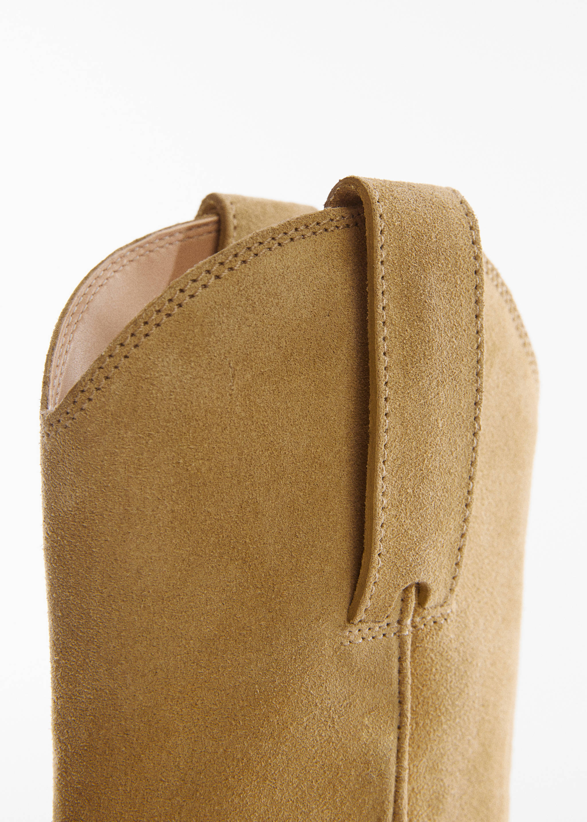 Cowboy-style leather ankle boots - Details of the article 1