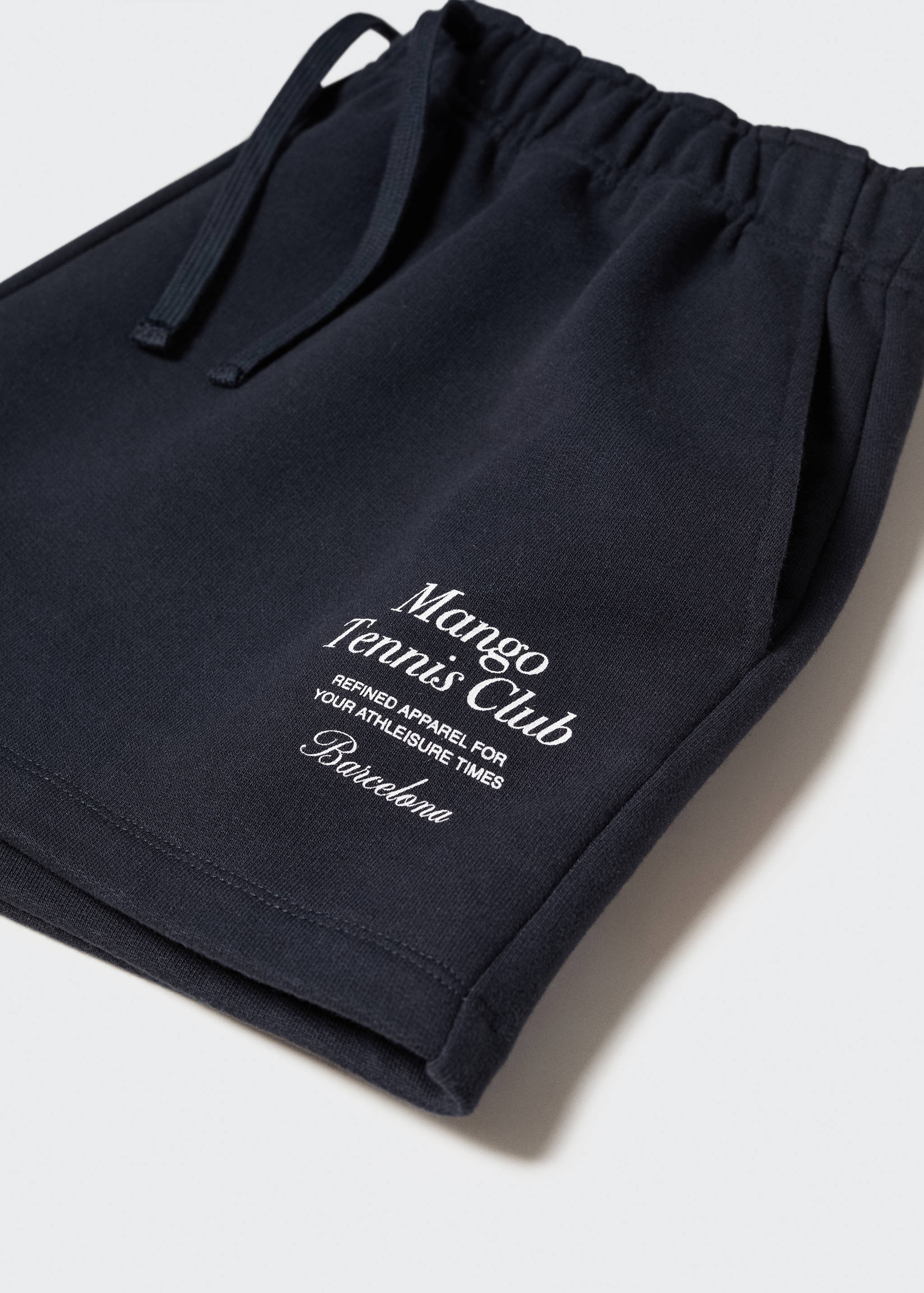 Knitted shorts with logo - Details of the article 8