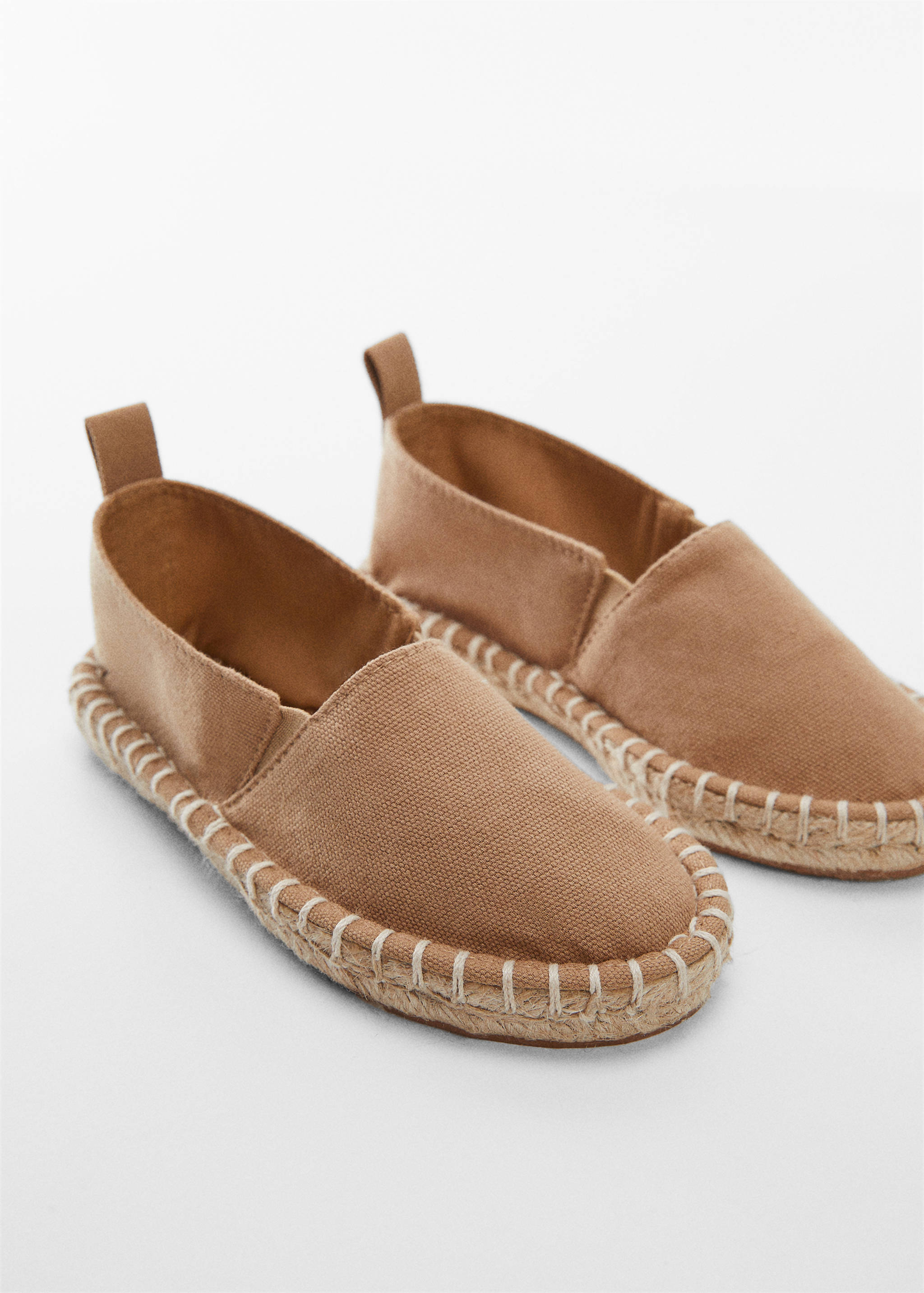 Cotton espadrilles - Medium plane