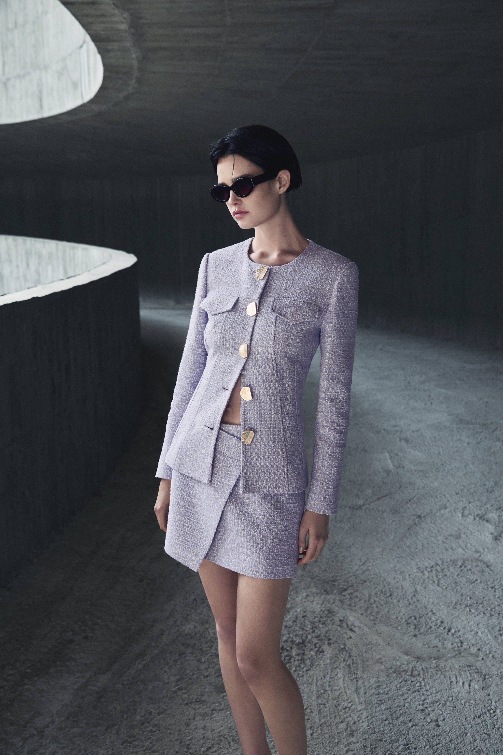 Jaqueta tweed botons metàl·lics - Detall de l'article 6